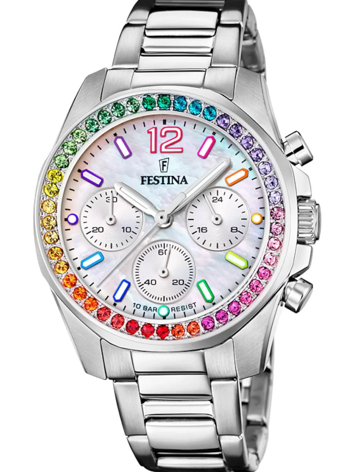 Festina Damenuhr Chronograph Regenbogen | Damenuhren