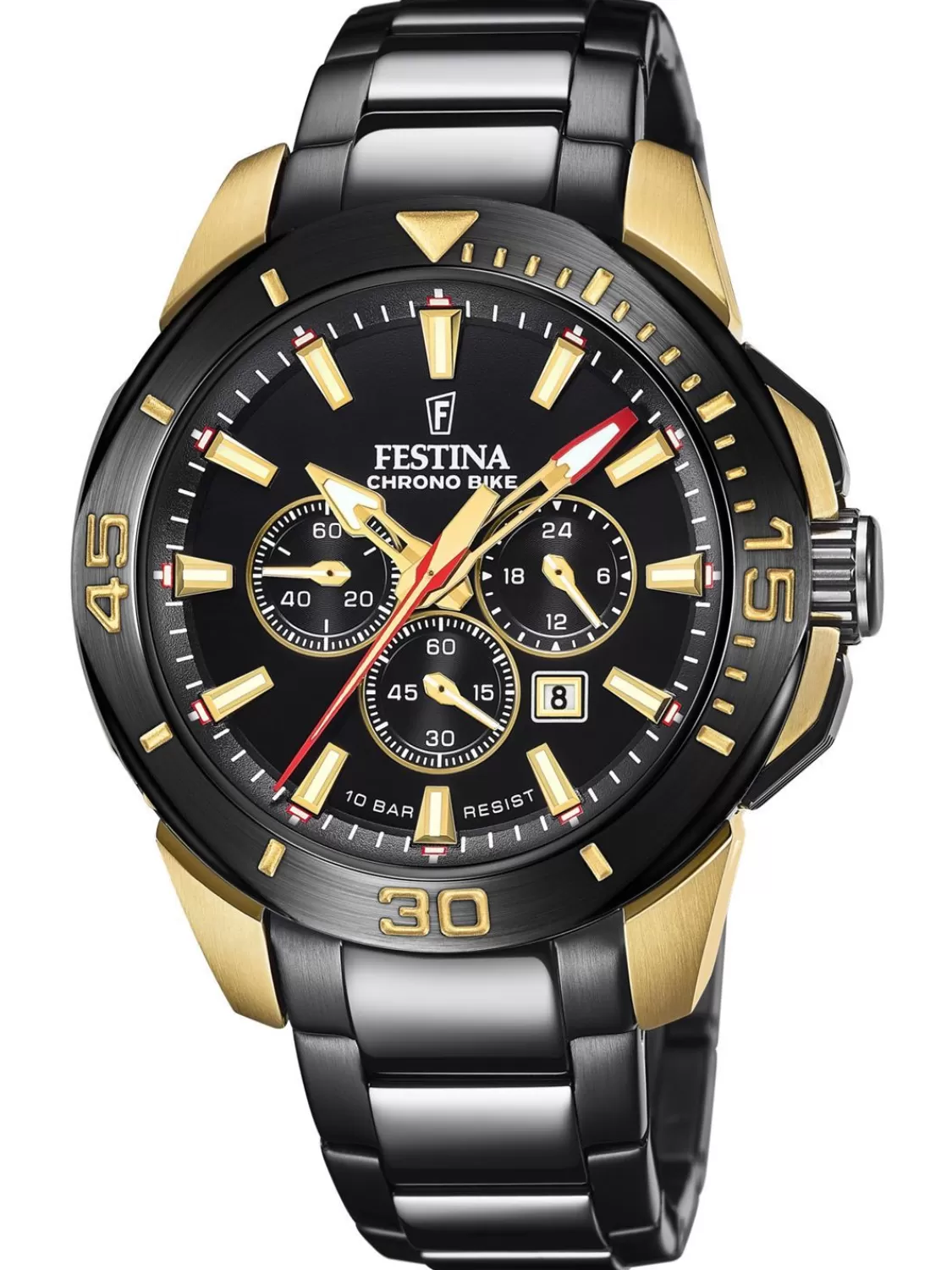 Festina Herrenuhr Chronograph Schwarz/Goldfarben Special Edition | Herrenuhren