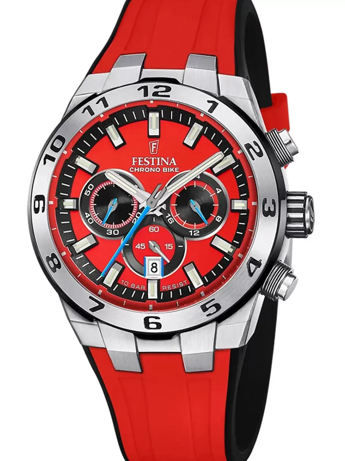 Festina Herrenuhr Chronograph Schwarz/Rot | Herrenuhren