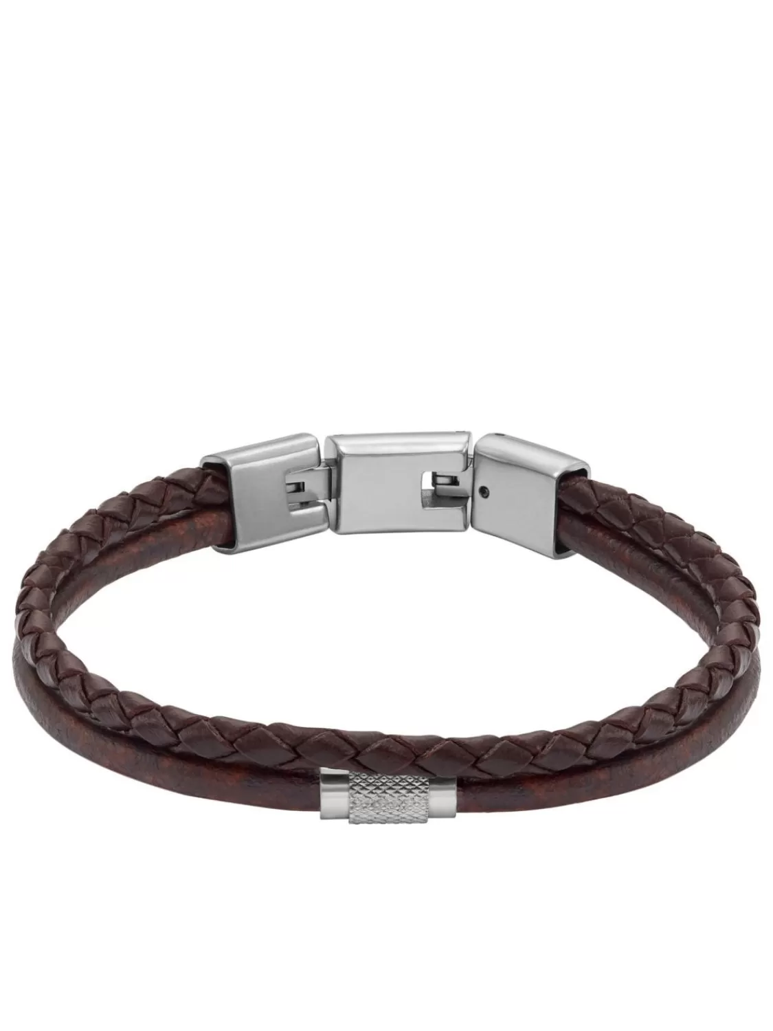 Fossil Herrenarmband Leder Braun | Herrenschmuck