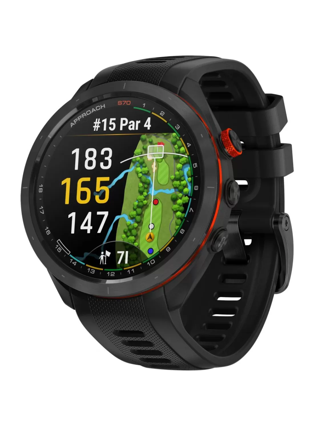 Garmin Approach S70 Golf Smartwatch Schwarz 47 Mm | Damenuhren