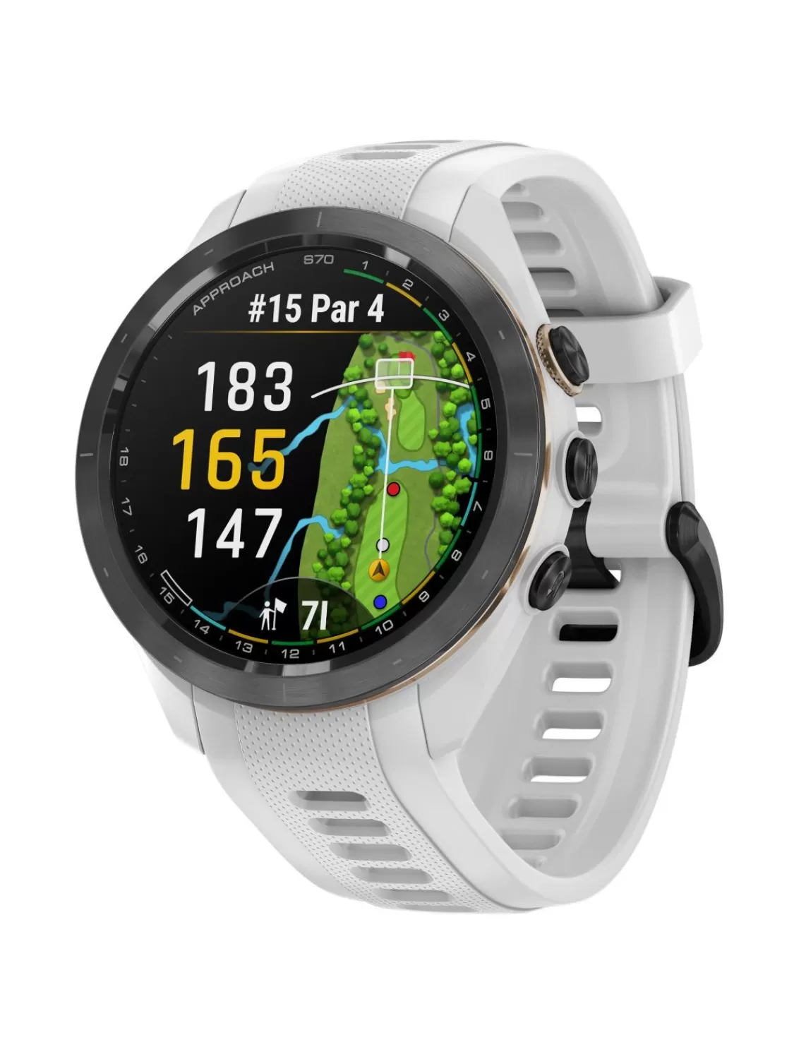 Garmin Approach S70 Golf Smartwatch Weis 42 Mm | Damenuhren