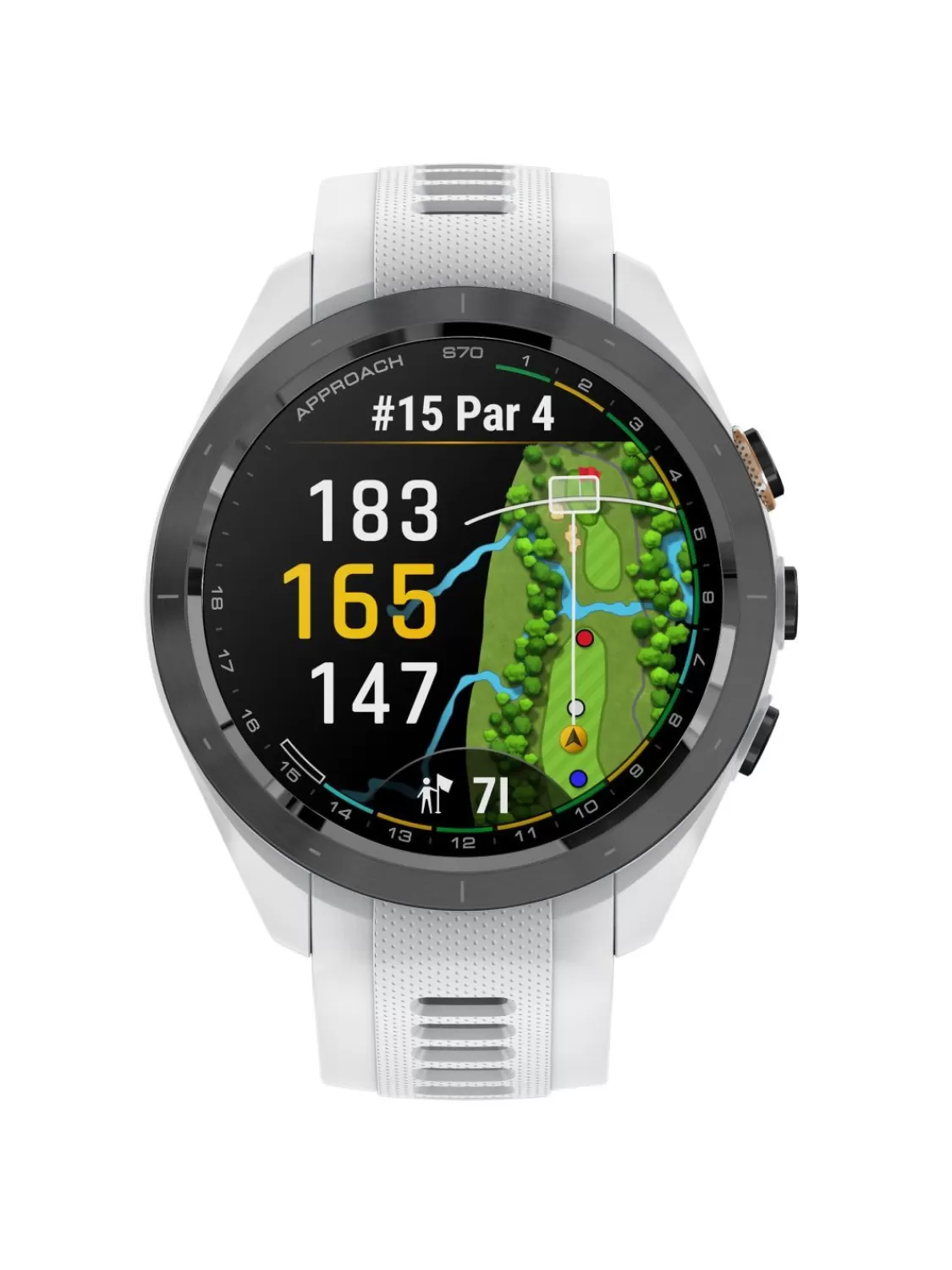 Garmin Approach S70 Golf Smartwatch Weis 42 Mm | Damenuhren