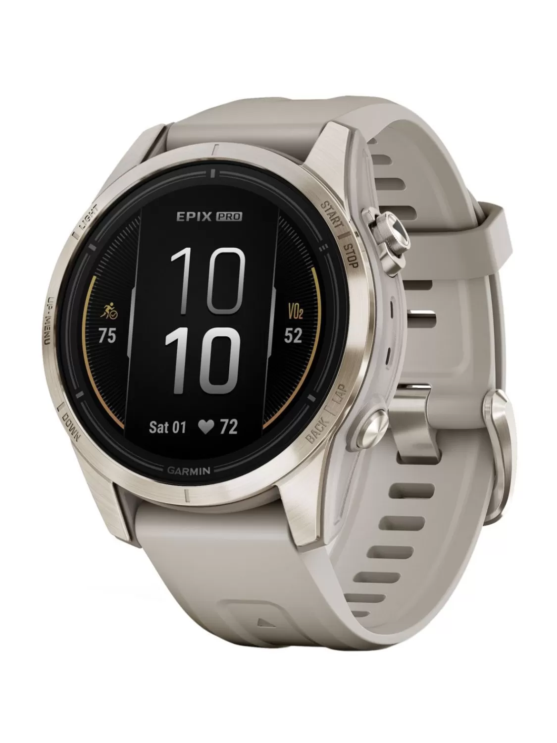 Garmin Epix Pro Saphir Smartwatch Beige/Softgold 42 Mm | Herrenuhren