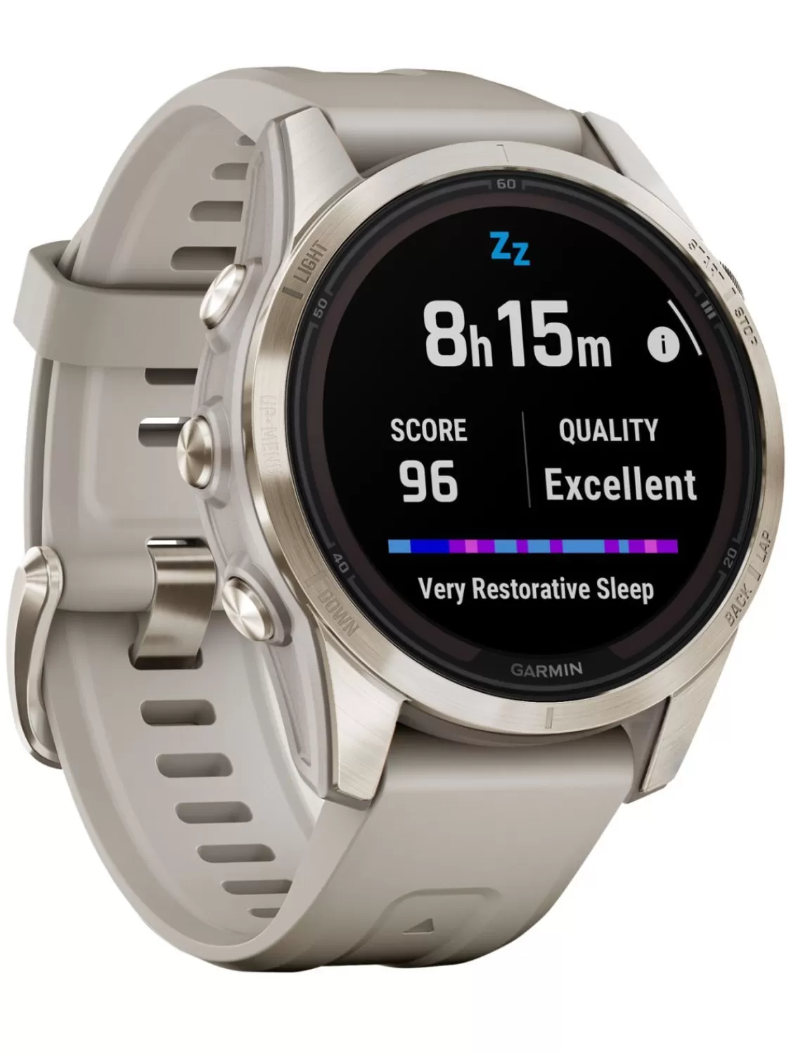 Garmin Fenix 7S Pro Saphir Solar Smartwatch Beige/Gold 2 Bander | Damenuhren