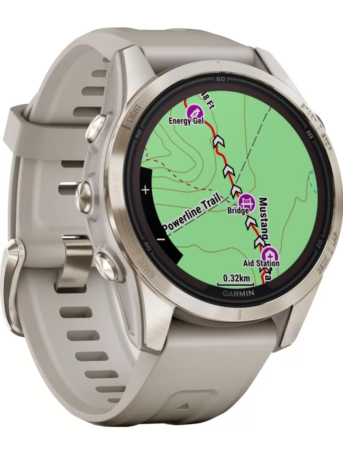 Garmin Fenix 7S Pro Saphir Solar Smartwatch Beige/Softgold 42 Mm | Herrenuhren