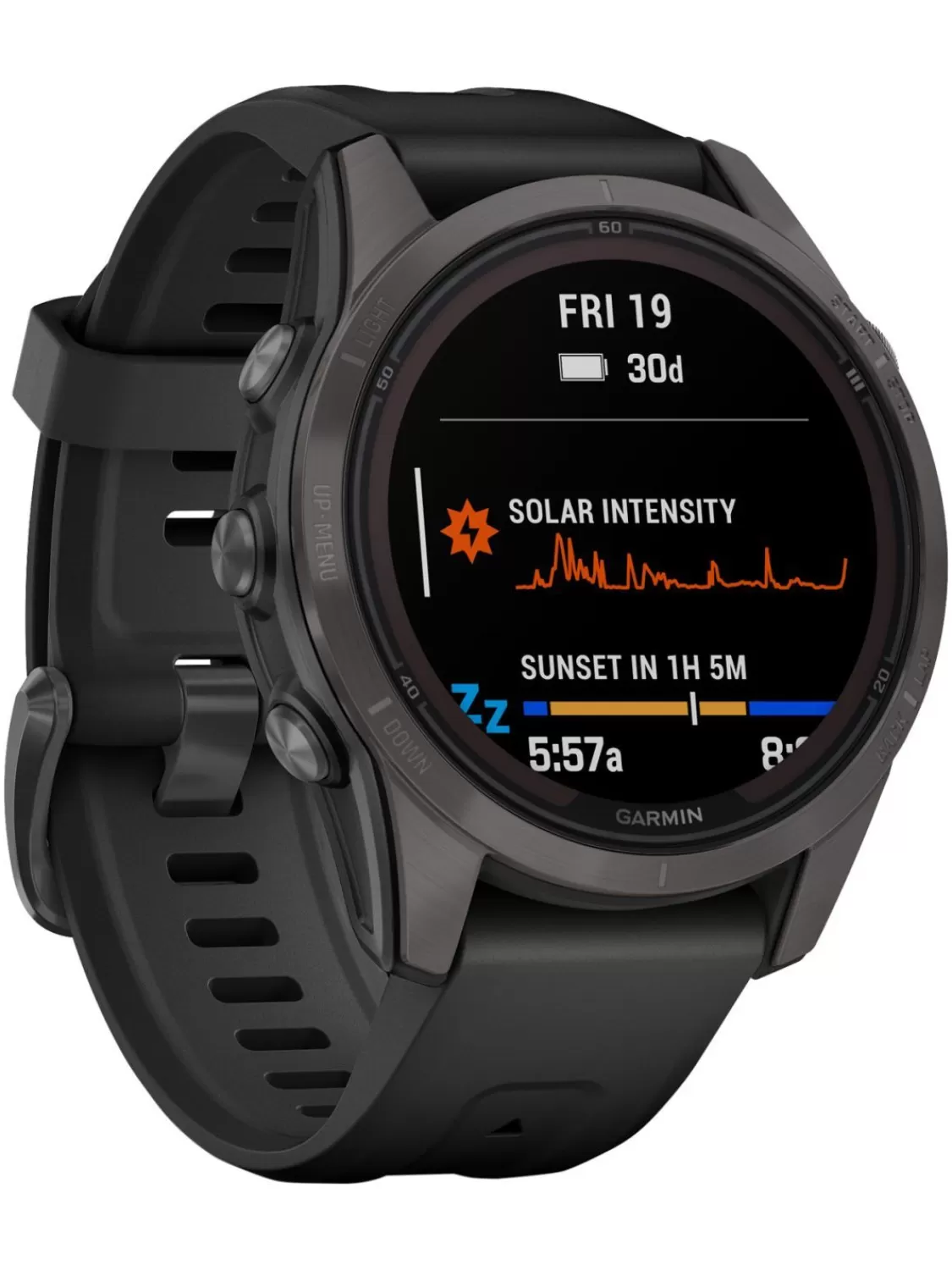 Garmin Fenix 7S Pro Saphir Solar Smartwatch Carbongrau Titan Dlc | Damenuhren