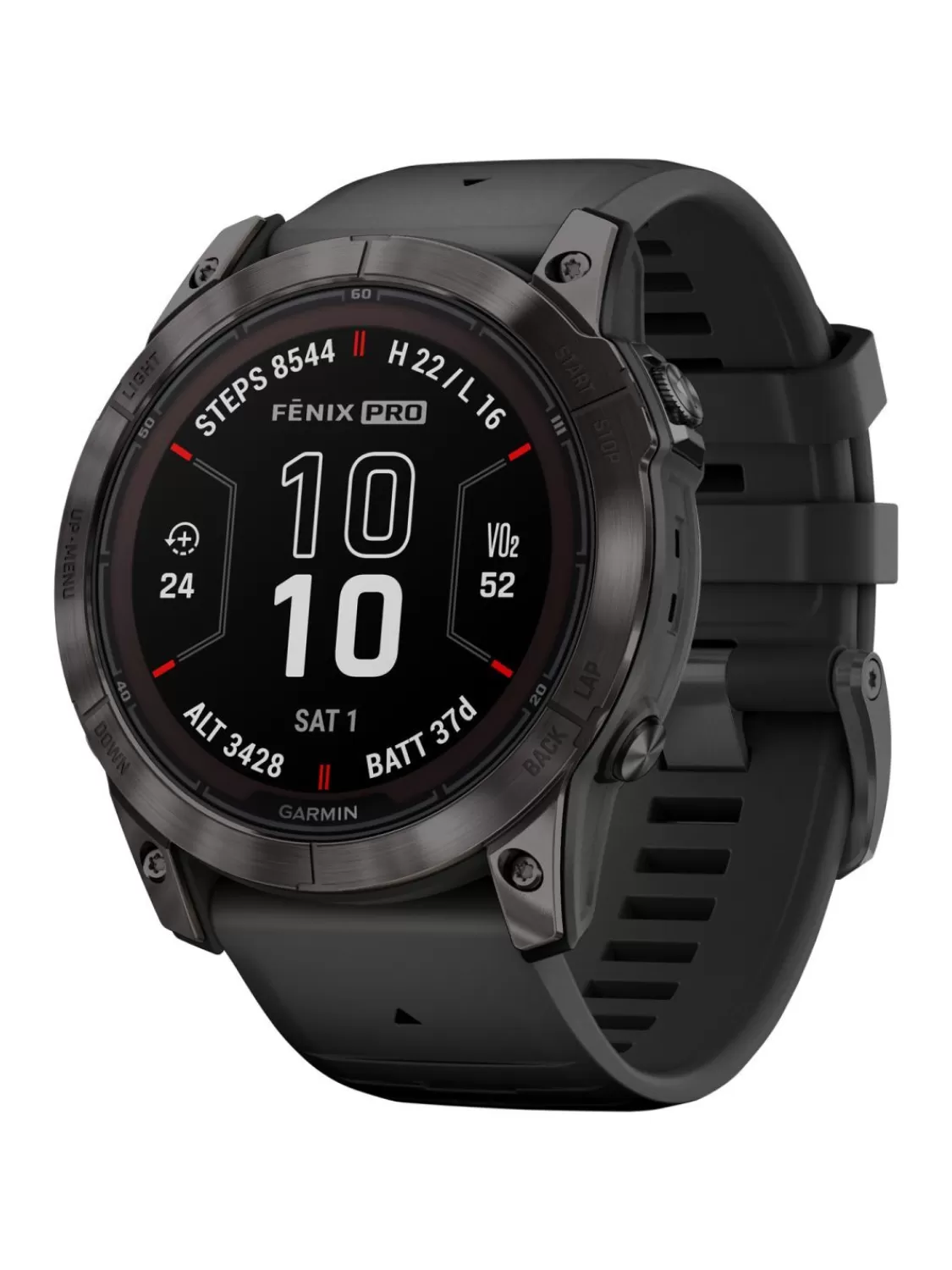 Garmin Fenix 7X Pro Saphir Solar Smartwatch Carbongrau Titan | Damenuhren