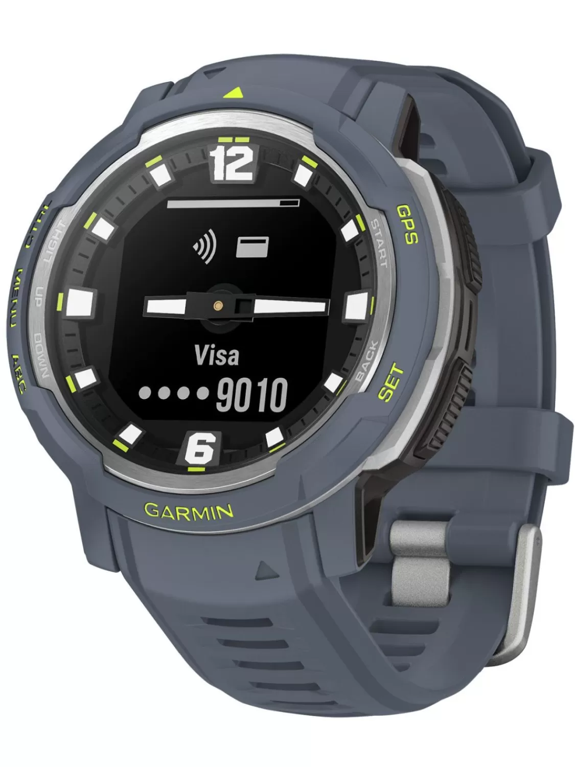 Garmin Instinct Crossover Gps Smartwatch Granitblau/Silberfarben | Herrenuhren