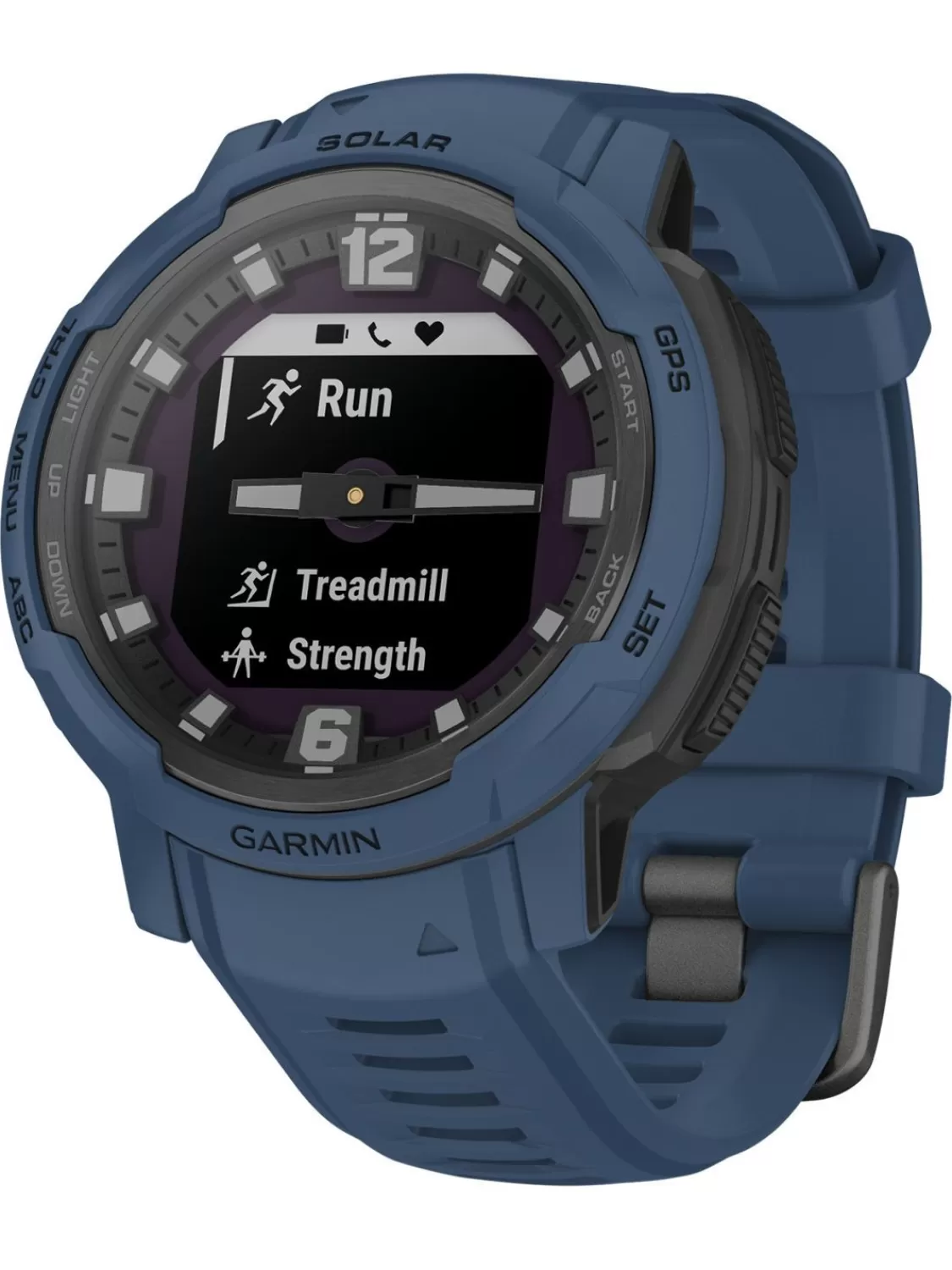 Garmin Instinct Crossover Solar Gps Smartwatch Dunkelblau/Grau | Damenuhren