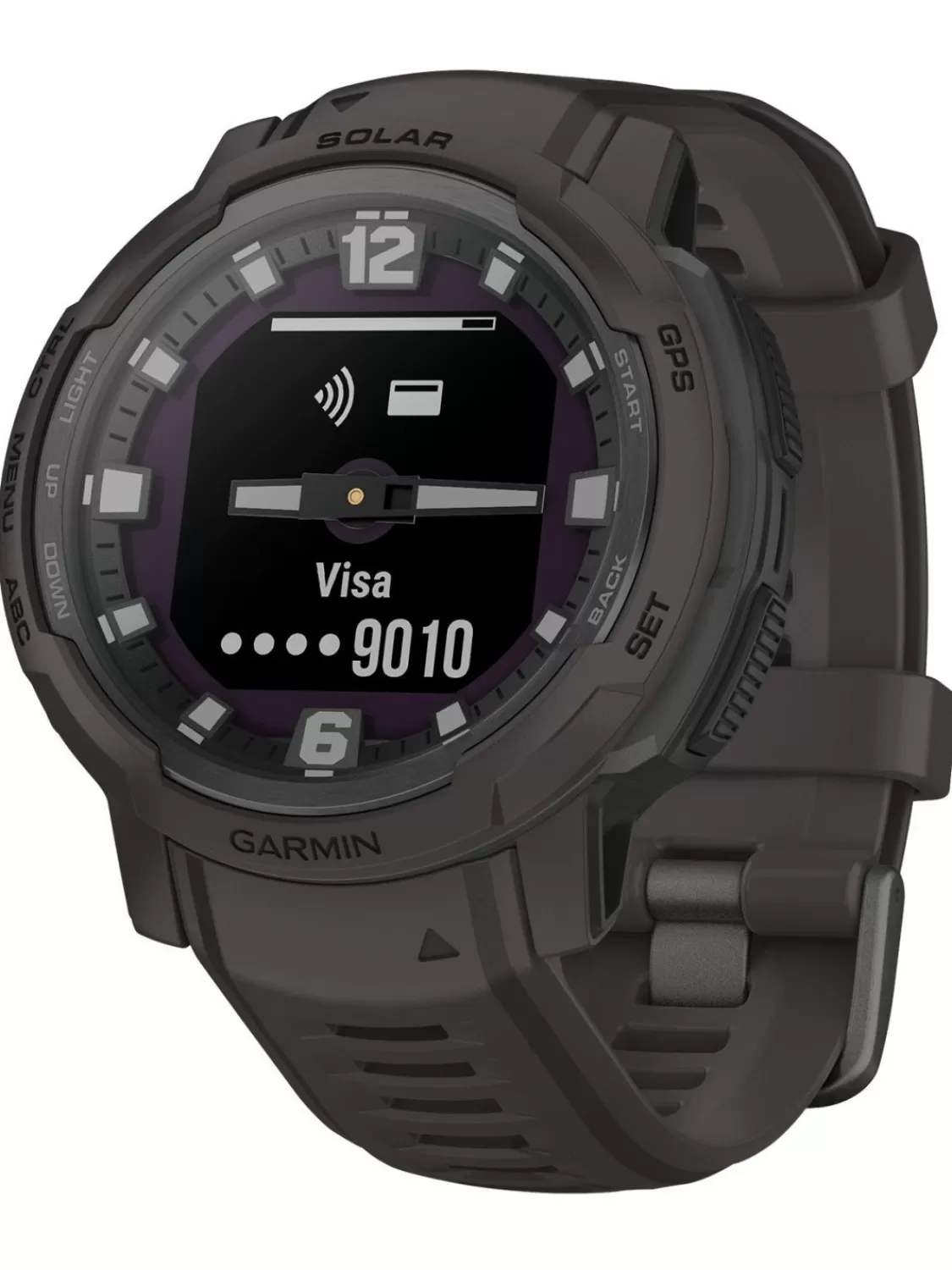 Garmin Instinct Crossover Solar Gps Smartwatch Schiefergrau | Herrenuhren