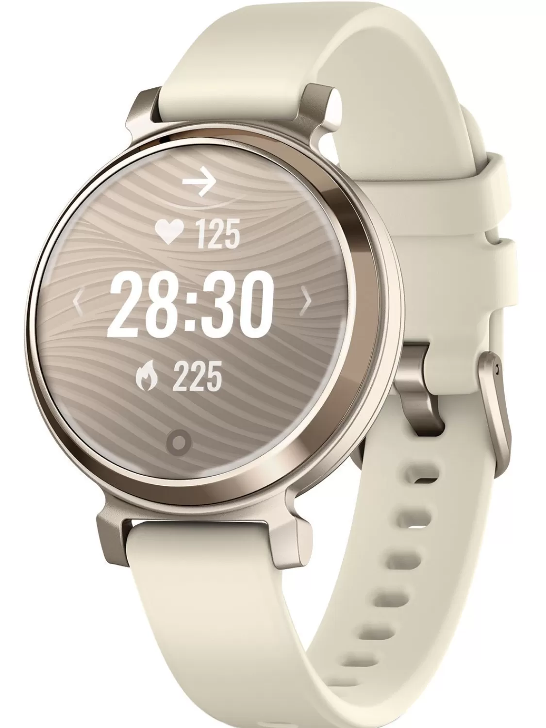 Garmin Lily 2 Damen-Smartwatch Kokosnuss/Cremegold | Damenuhren