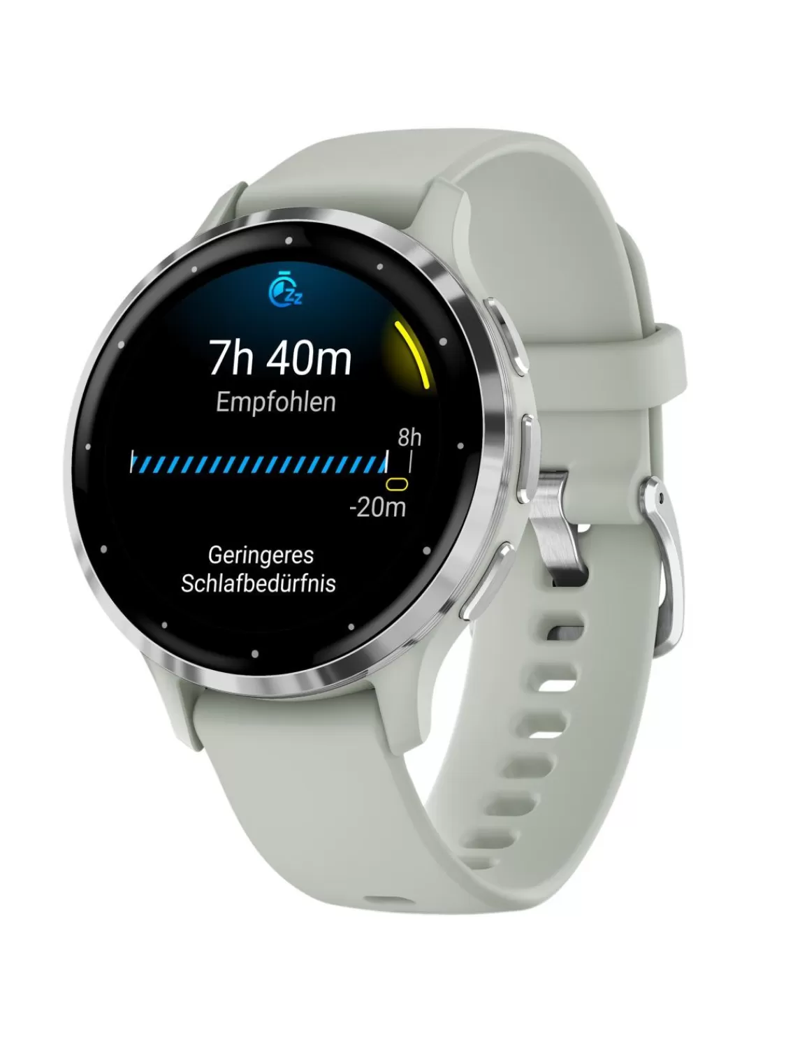 Garmin Venu 3S Fitness Smartwatch Salbeigrau/Silberfarben | Herrenuhren