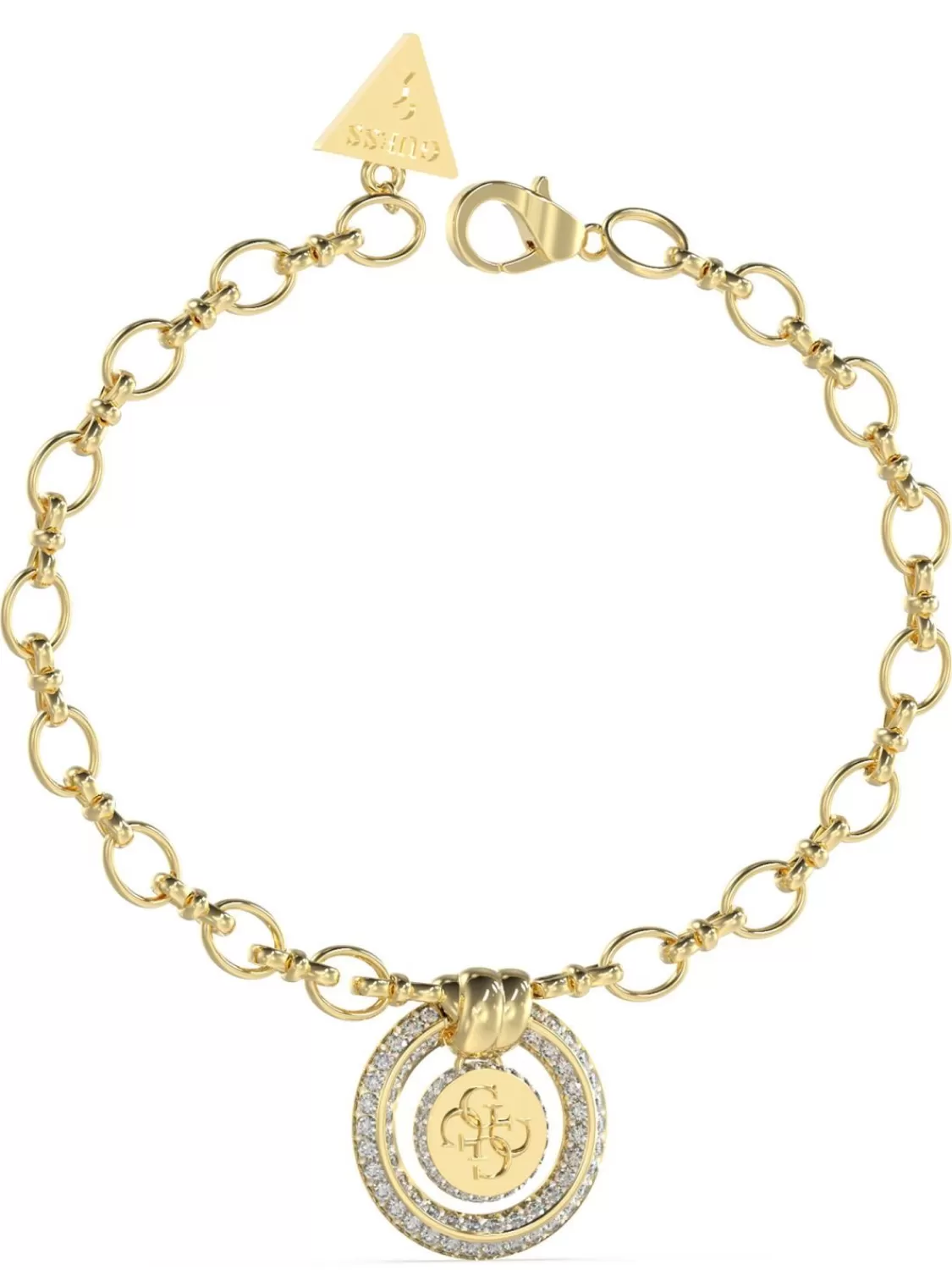 Guess Damen-Armband Goldfarben 4G Logo Knoten | Damenschmuck