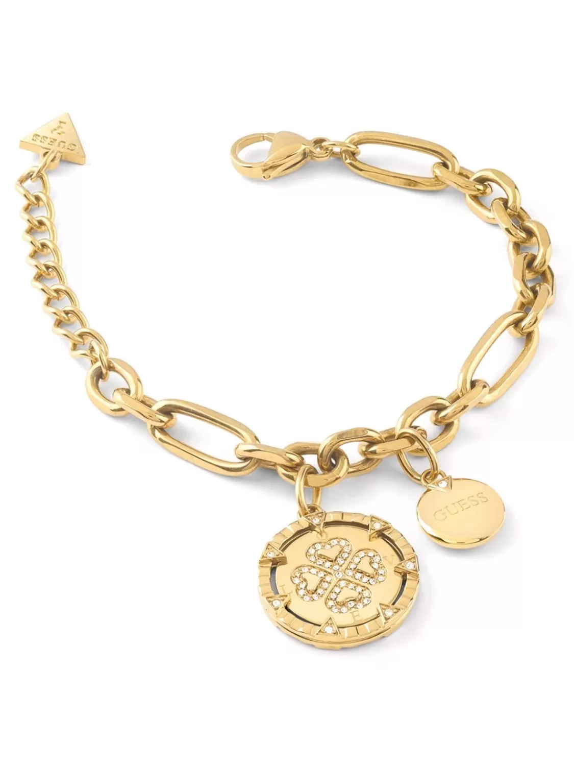 Guess Damen-Armband Love Chain Goldfarben | Damenschmuck