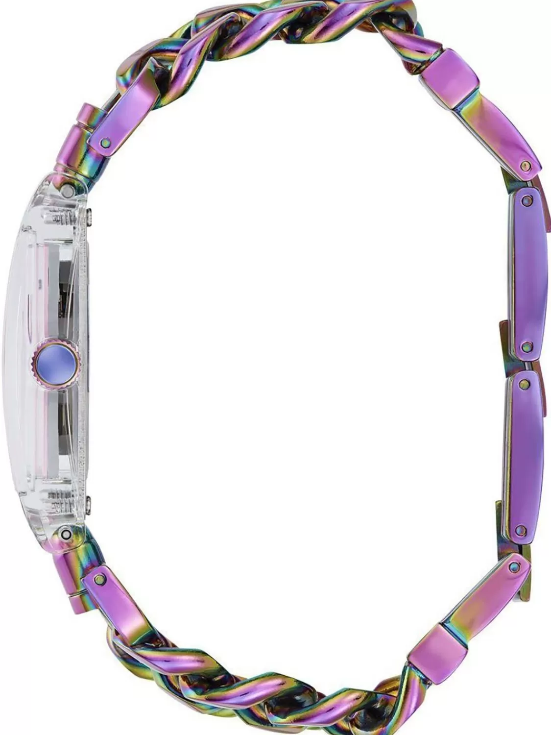 Guess Damenarmbanduhr Mod Heavy Metal Regenbogenfarben | Damenuhren