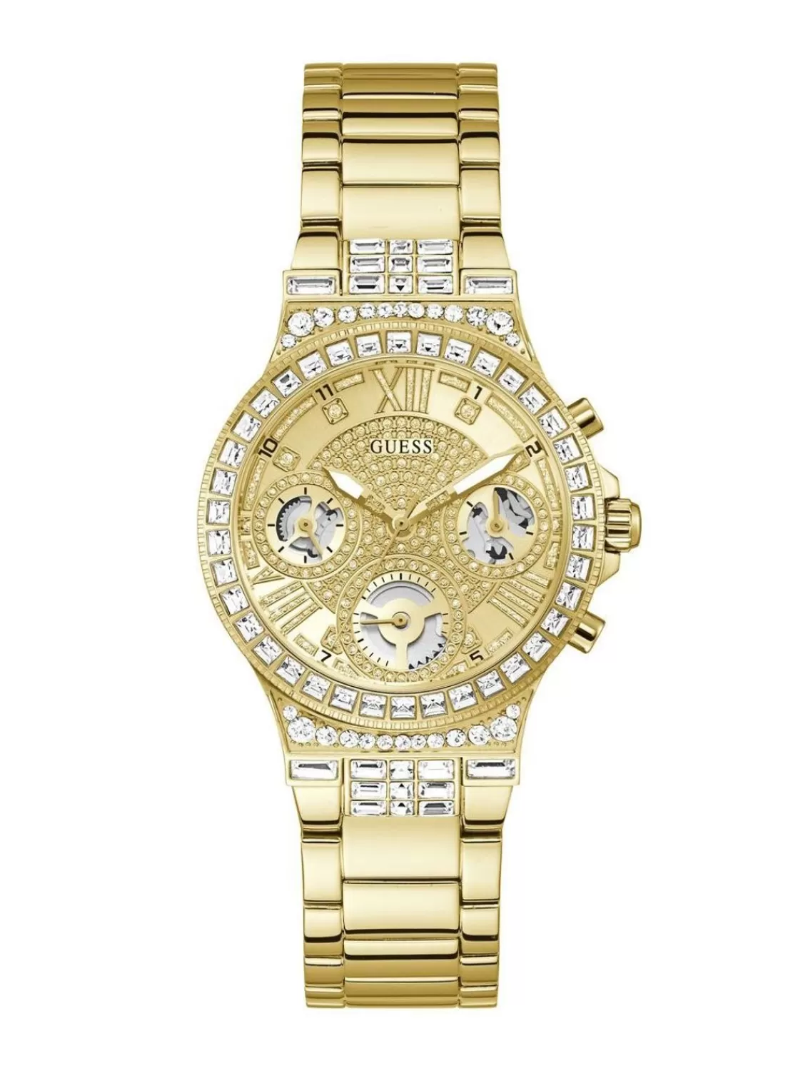 Guess Damenuhr Moonlight Multifunktion Goldfarben | Damenuhren