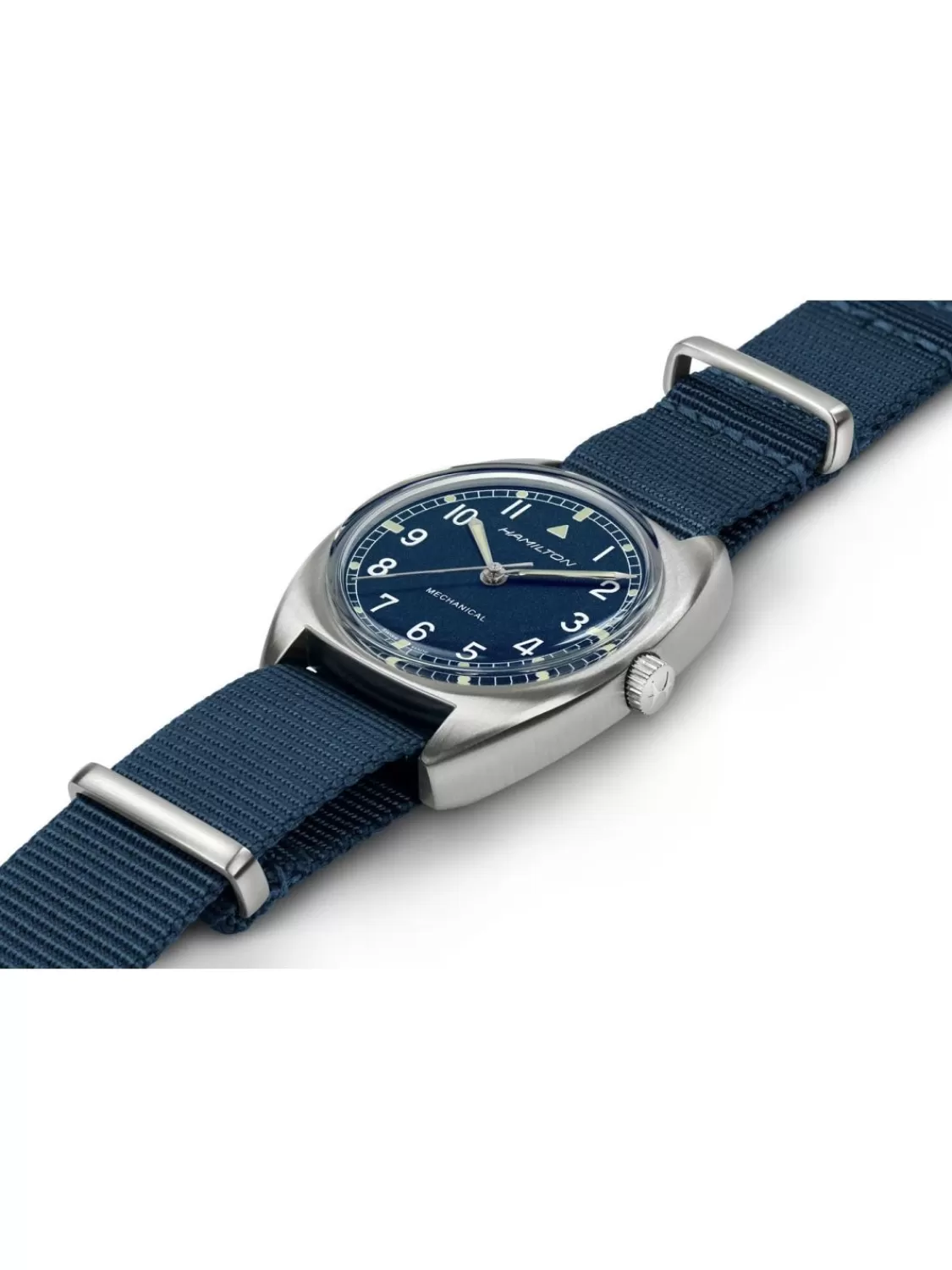 Hamilton Armbanduhr Handaufzug Pilot Pioneer Mechanical Blau | Herrenuhren