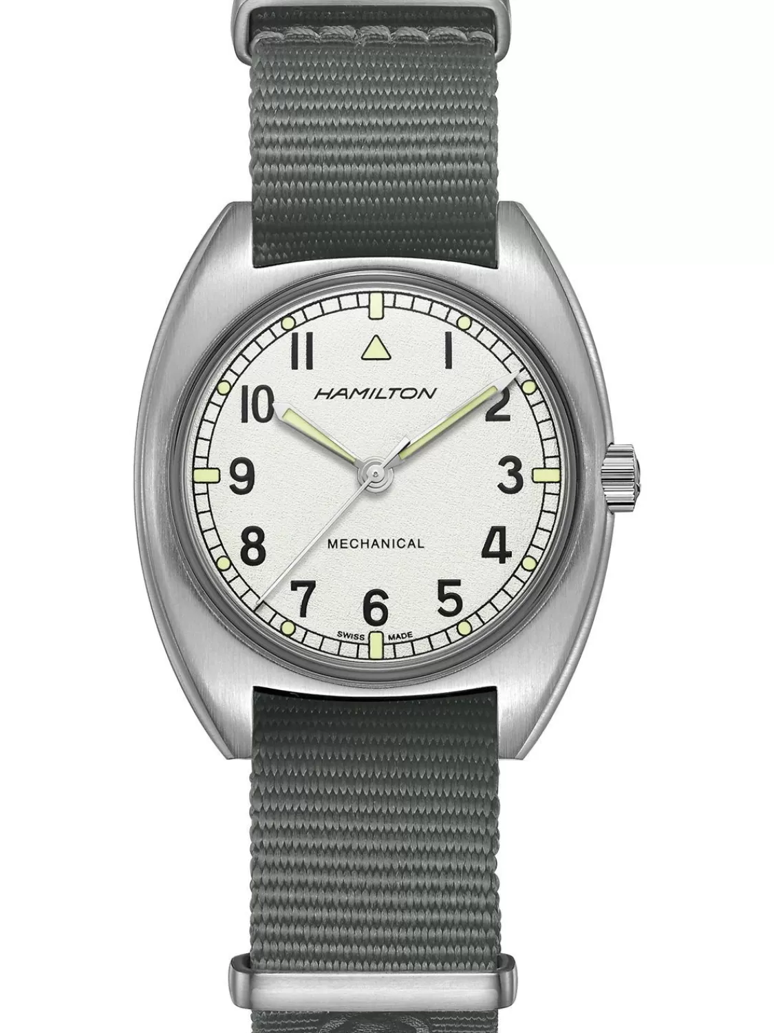 Hamilton Armbanduhr Handaufzug Pilot Pioneer Mechanical Grau | Herrenuhren