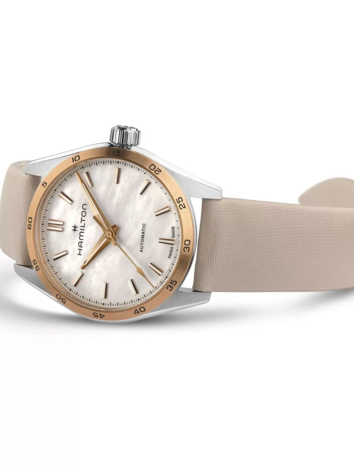 Hamilton Damenuhr Automatik Jazzmaster Performer Bicolor | Damenuhren