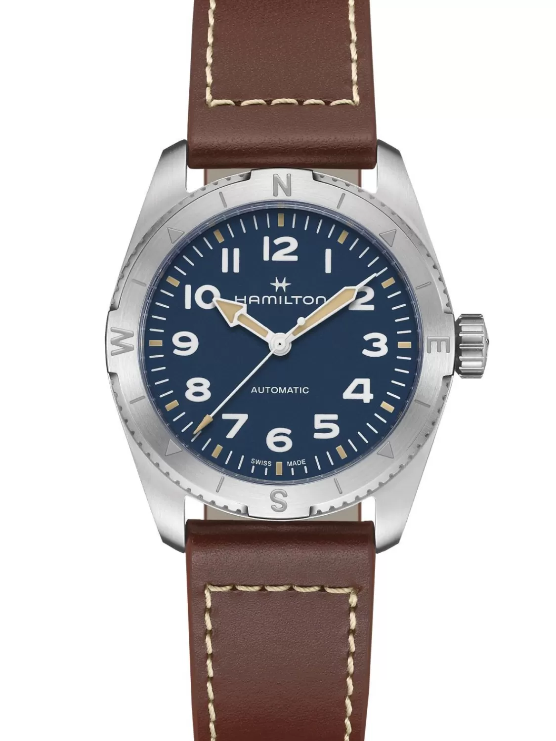 Hamilton Herrenarmbanduhr Khaki Field Expedition Auto Braun/Blau | Herrenuhren