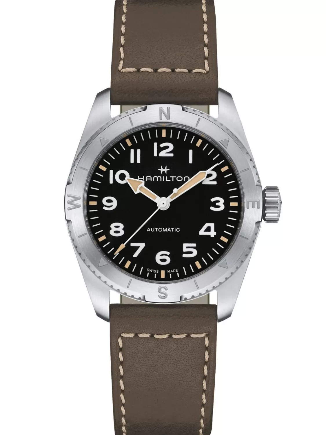 Hamilton Herrenarmbanduhr Khaki Field Expedition Auto Grun/Schwarz | Herrenuhren