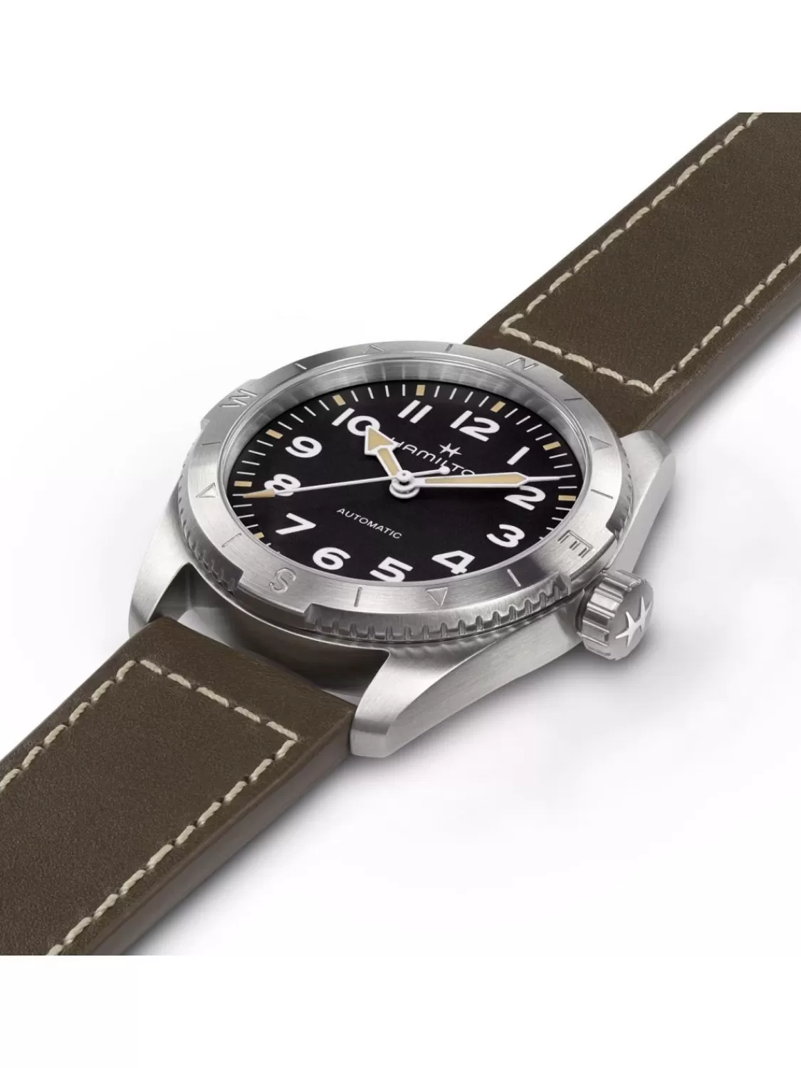 Hamilton Herrenarmbanduhr Khaki Field Expedition Auto Grun/Schwarz | Herrenuhren