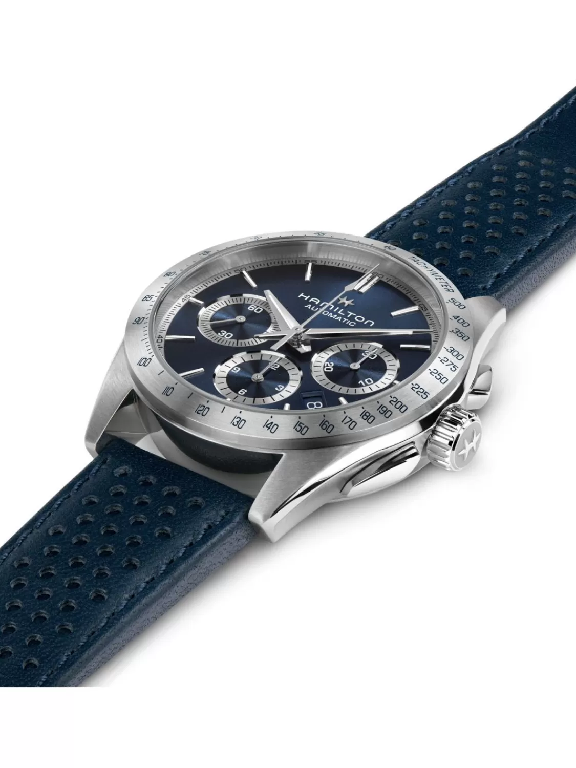 Hamilton Herrenuhr Chronograph Automatik Jazzmaster Performer Blau | Herrenuhren