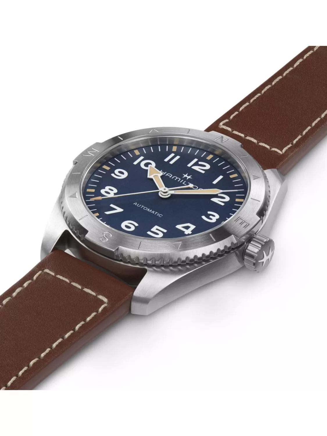 Hamilton Herrenuhr Khaki Field Expedition Automatik Braun/Blau 41 Mm | Herrenuhren