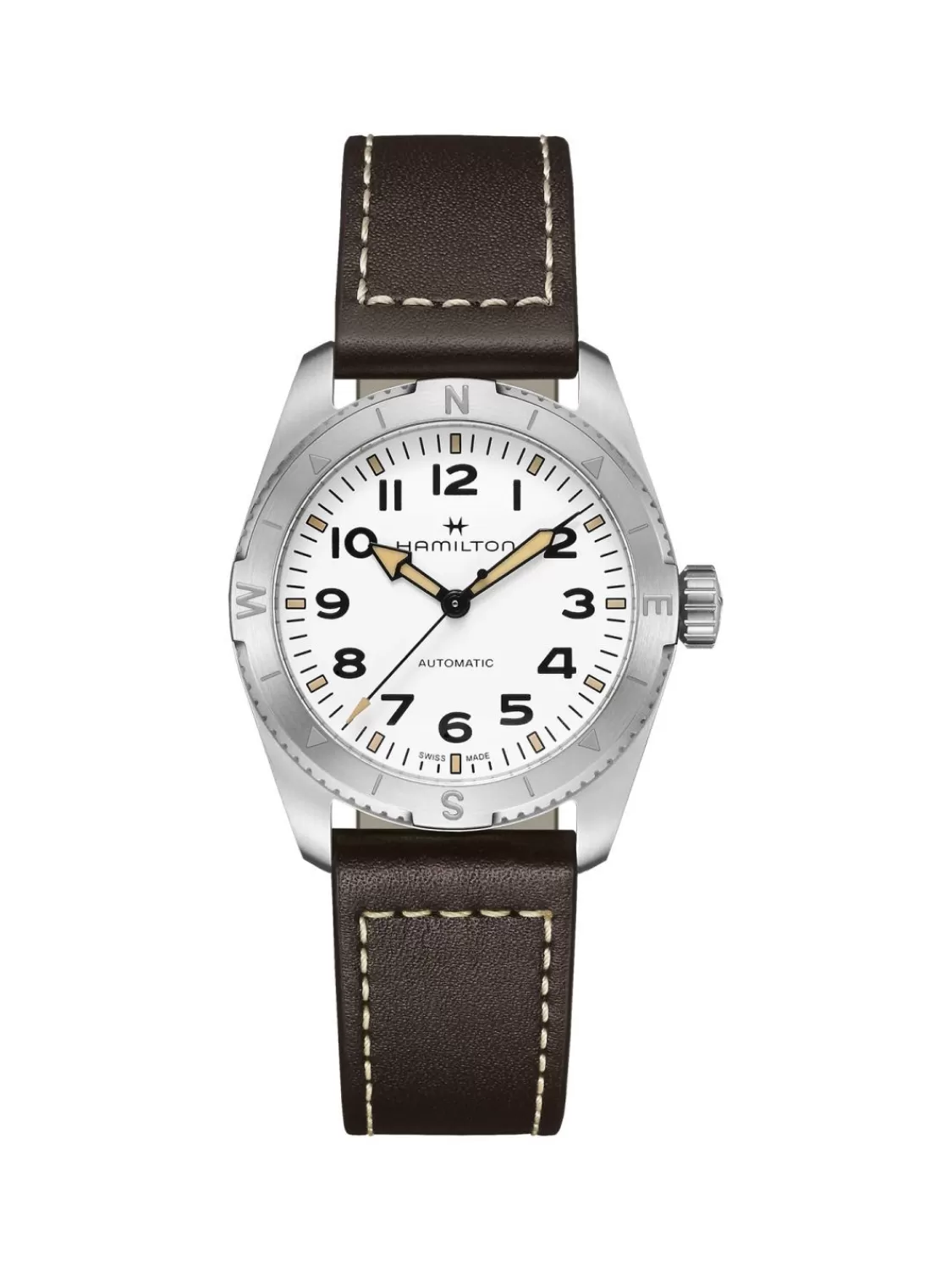 Hamilton Herrenuhr Khaki Field Expedition Automatik Braun/Weis | Herrenuhren