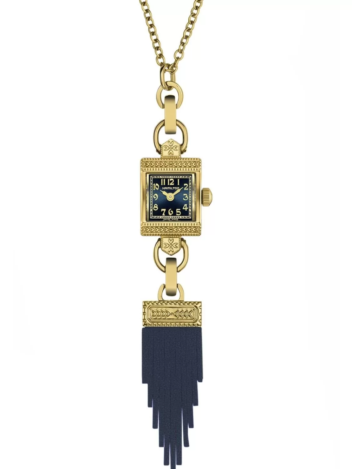 Hamilton Umhange- Und Armbanduhr Fur Damen Lady Gold/Blau | Damenuhren