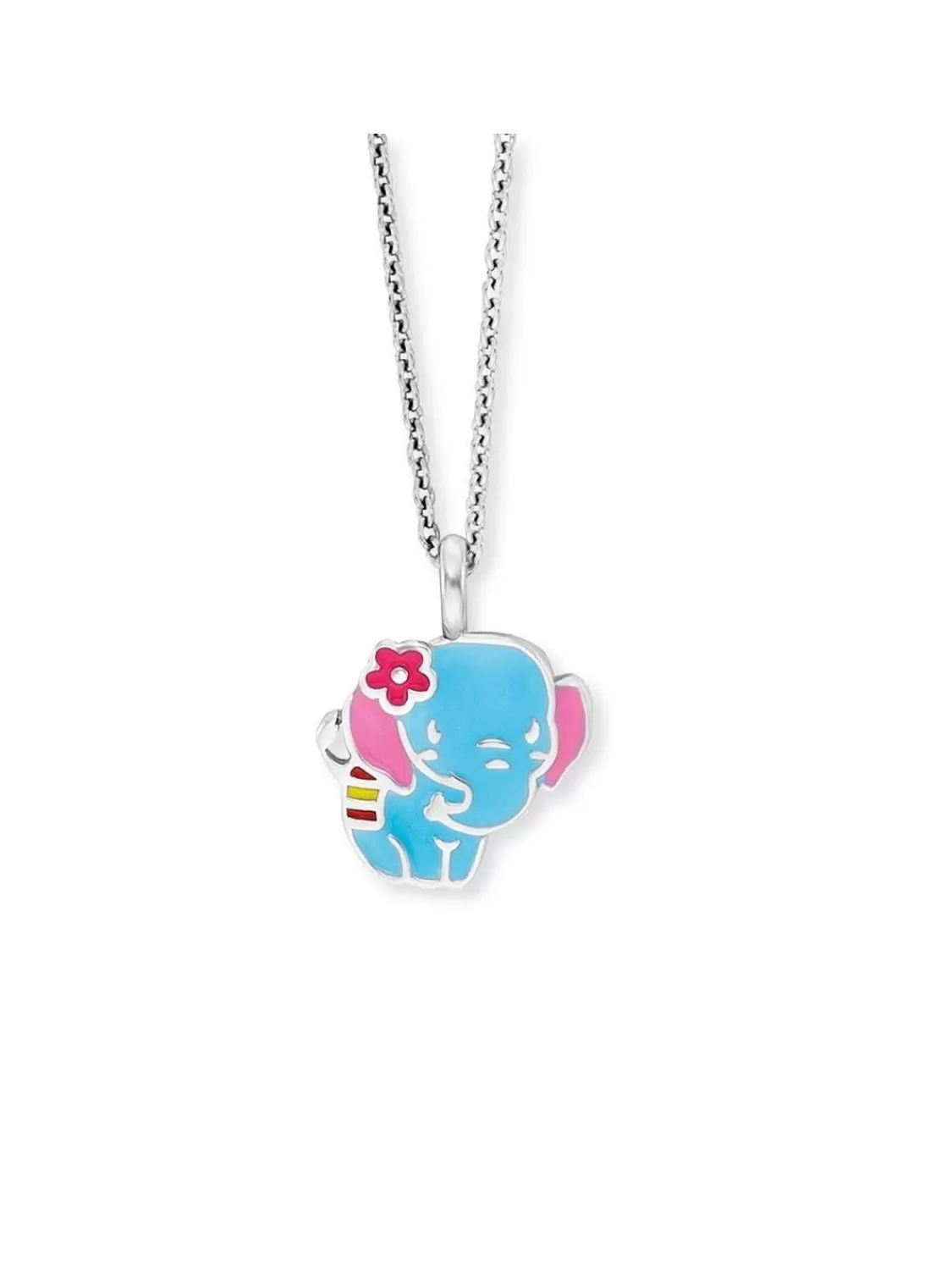 Herzengel Silber-Kette Fur Kinder Elefant | Kinderschmuck