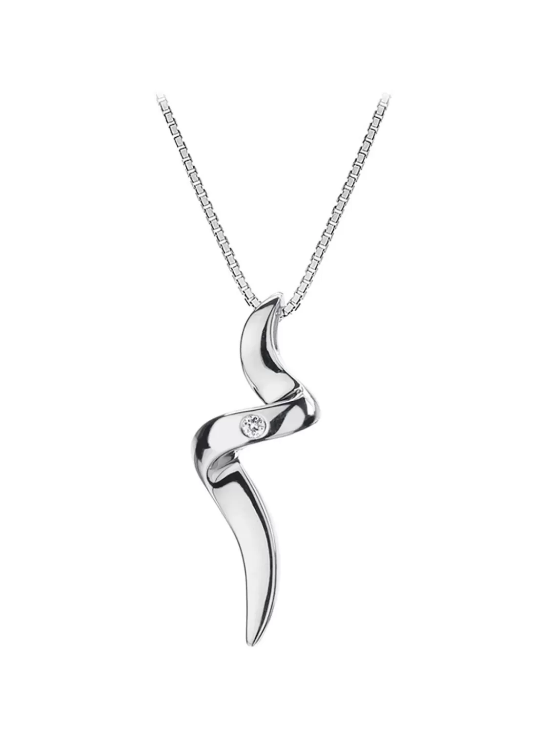 Hot Diamonds Damen-Halskette Silber Mit Diamant Sensual | Damenschmuck