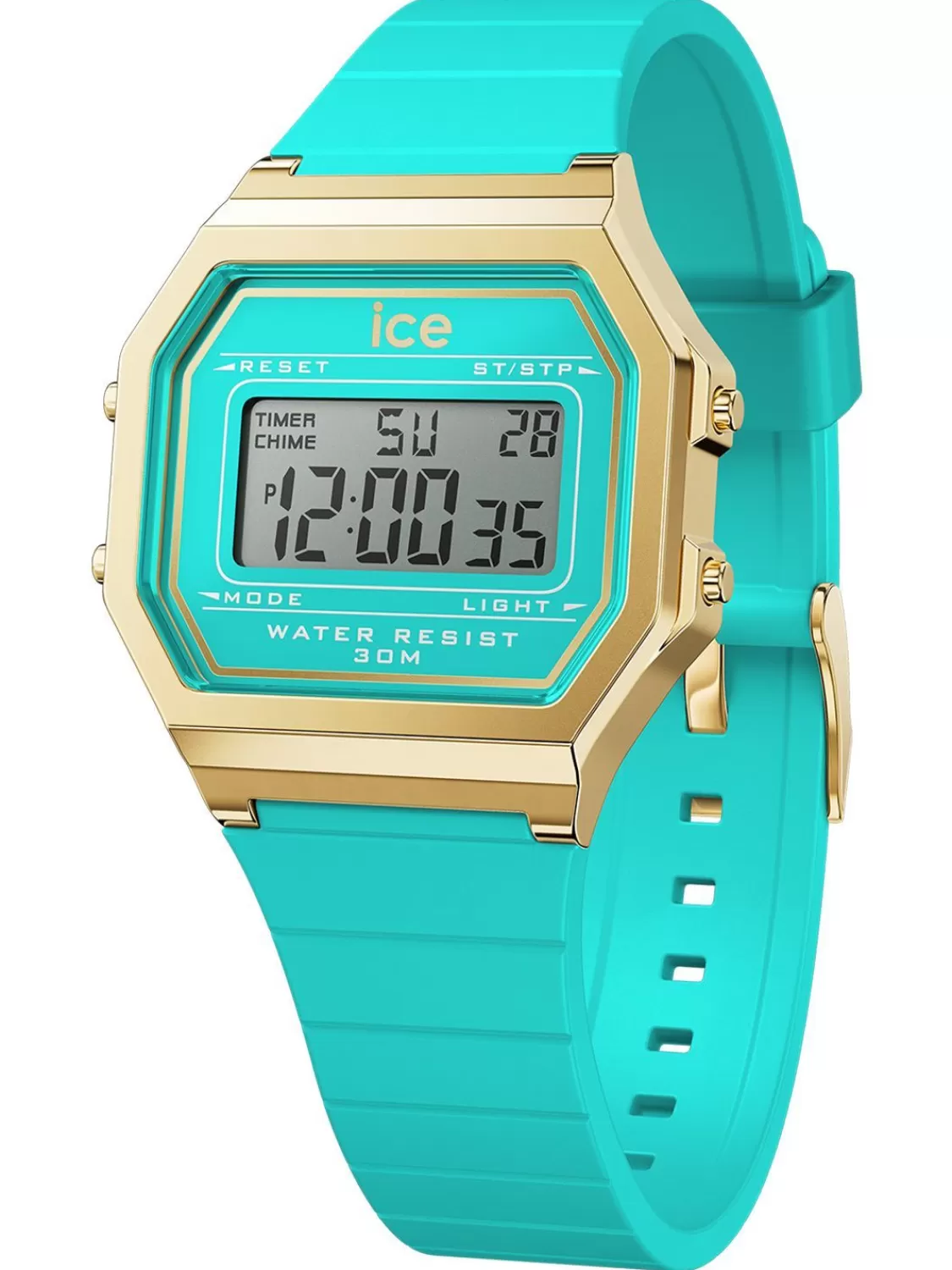 Ice-Watch Armbanduhr Ice Digit Retro Blue Curacao S | Herrenuhren