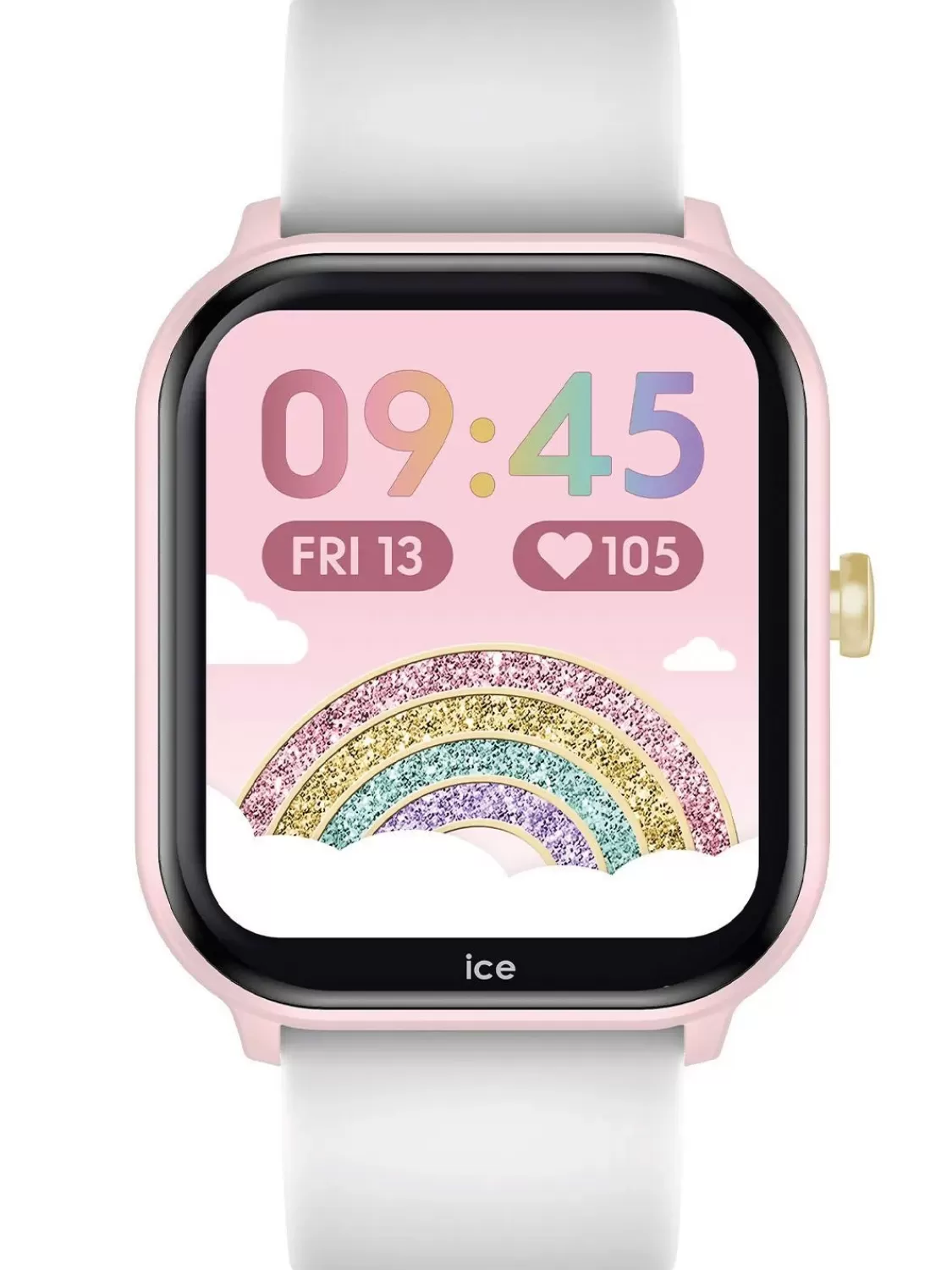 Ice-Watch Kinder-Smartwatch Ice Smart Two Rosafarben/Weis | Kinderuhren