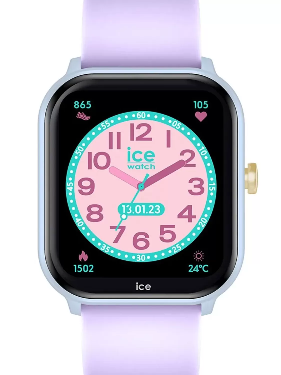 Ice-Watch Smartwatch Fur Kinder Ice Smart Two Hellblau/Lila | Kinderuhren