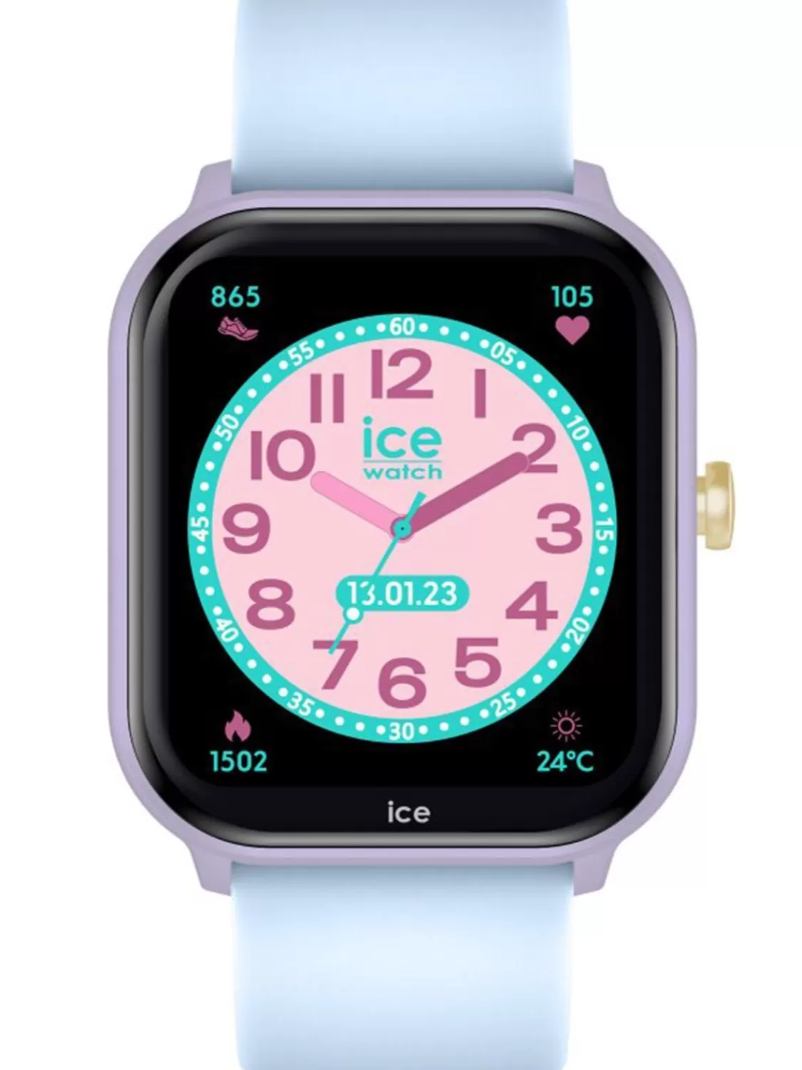 Ice-Watch Smartwatch Fur Kinder Ice Smart Two Lila/Hellblau | Kinderuhren