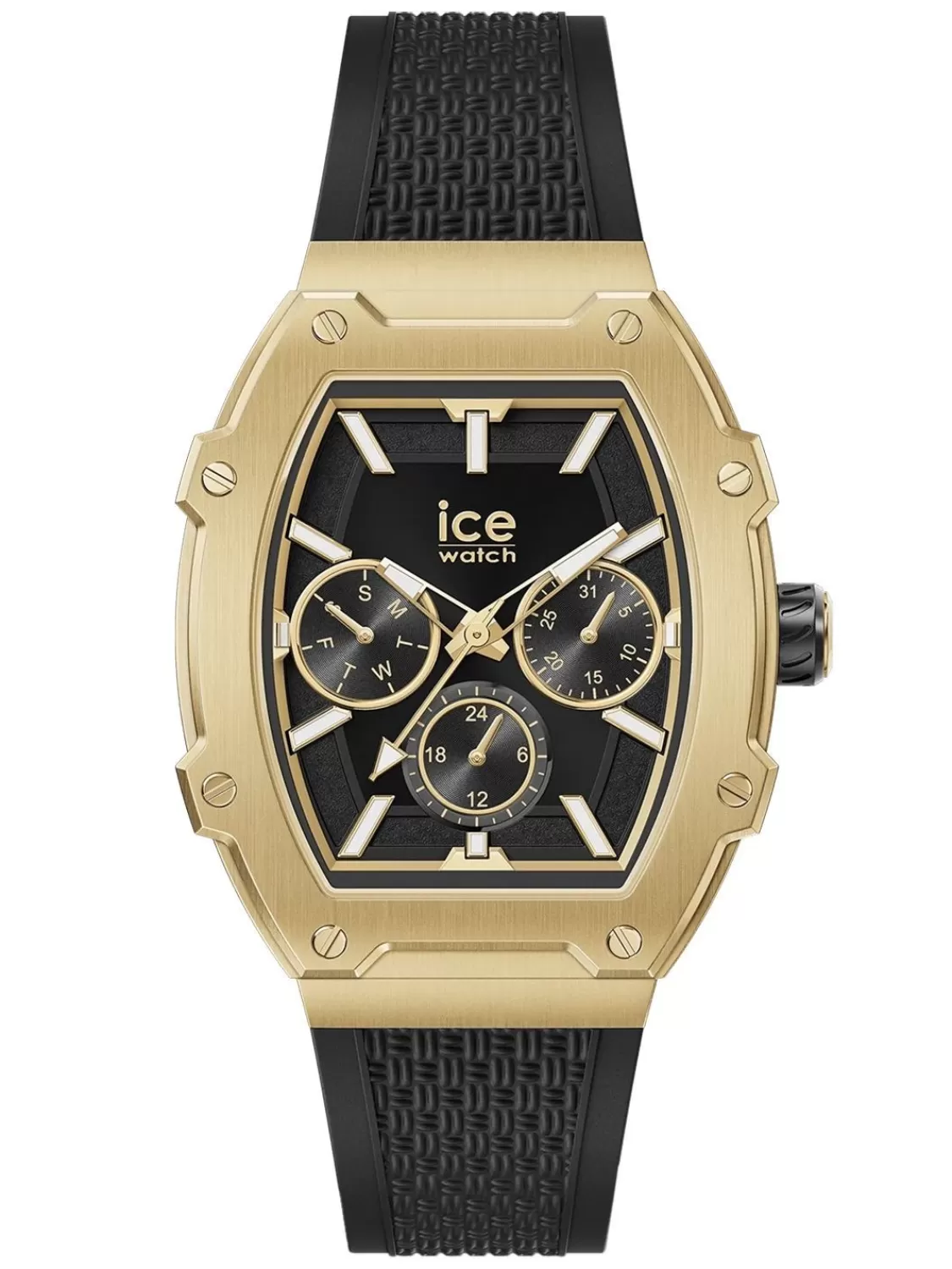 Ice-Watch Unisex-Uhr Multifunktion Ice Boliday S Goldfarben/Schwarz | Herrenuhren