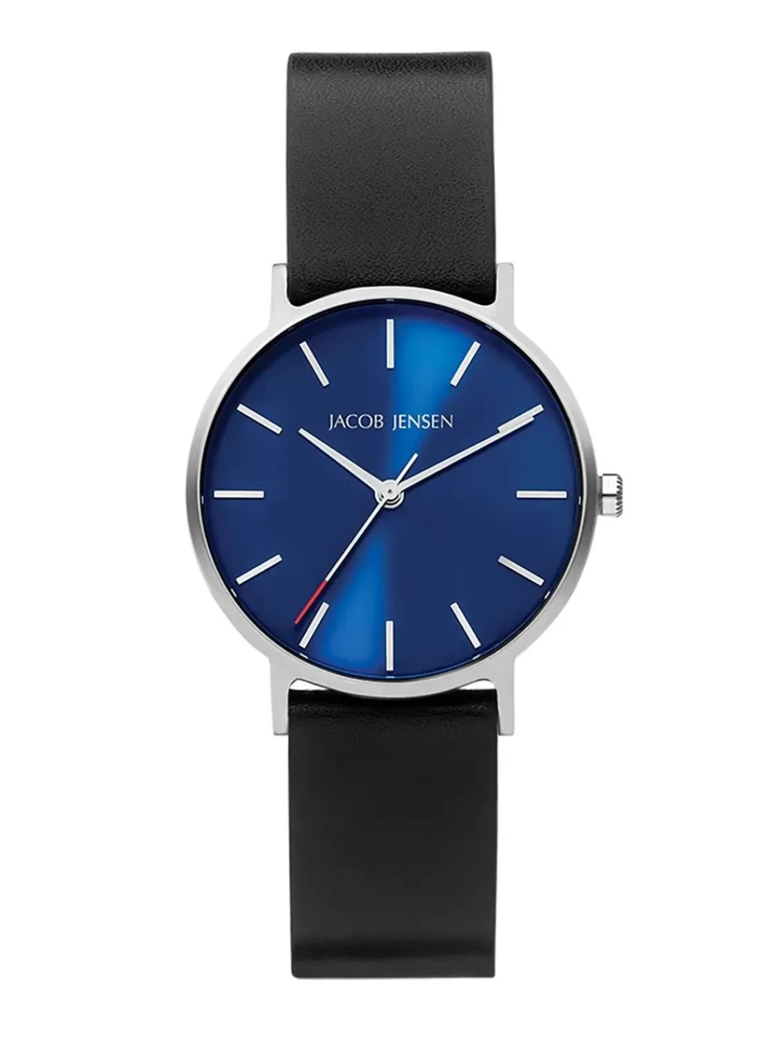 Jacob Jensen Damen-Armbanduhr Quarz Schwarz/Blau | Damenuhren