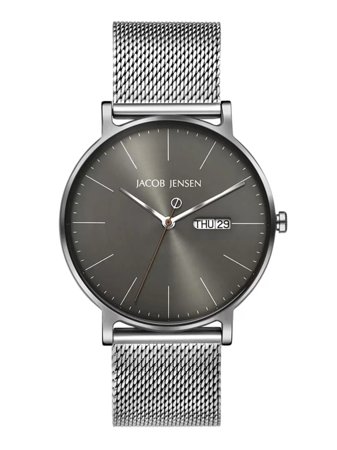 Jacob Jensen Herrenuhr Titan Quarz Mit Mesh-Band | Herrenuhren