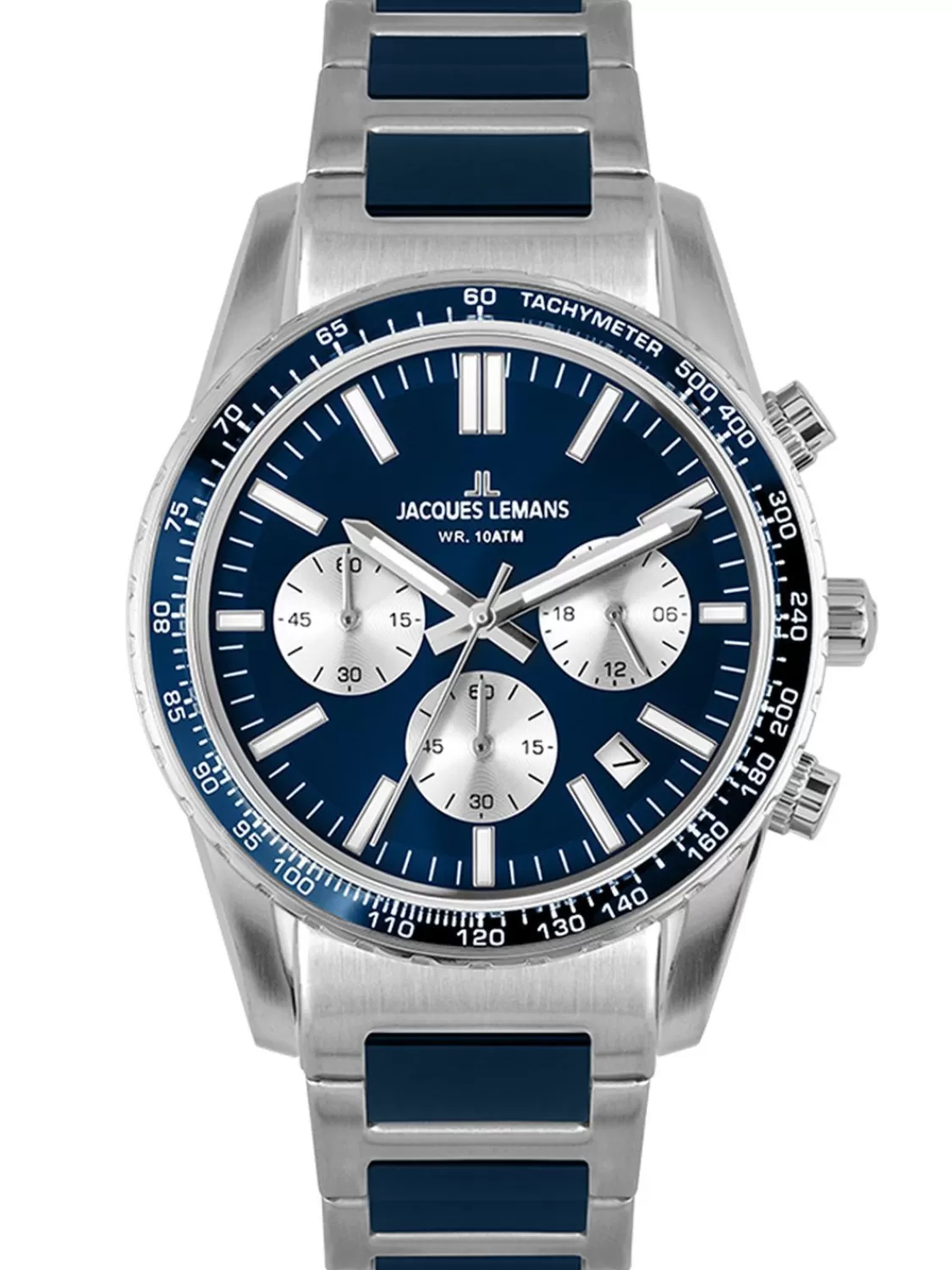 Jacques Lemans Armbanduhr Chronograph Liverpool Blau O 39 Mm | Herrenuhren