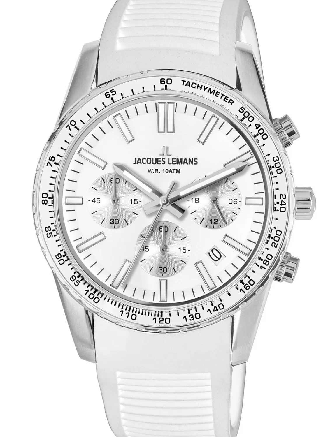 Jacques Lemans Armbanduhr Chronograph Liverpool Weis O 39 Mm | Herrenuhren