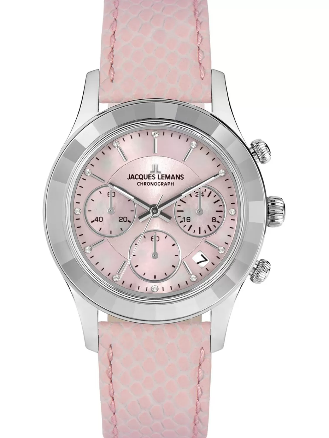 Jacques Lemans Damenuhr Chronograph Rosa | Damenuhren