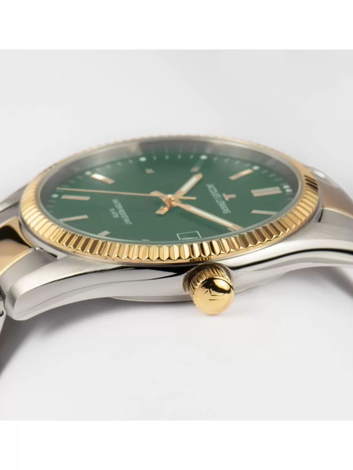 Jacques Lemans Damenuhr Derby Bicolor/Grun | Damenuhren