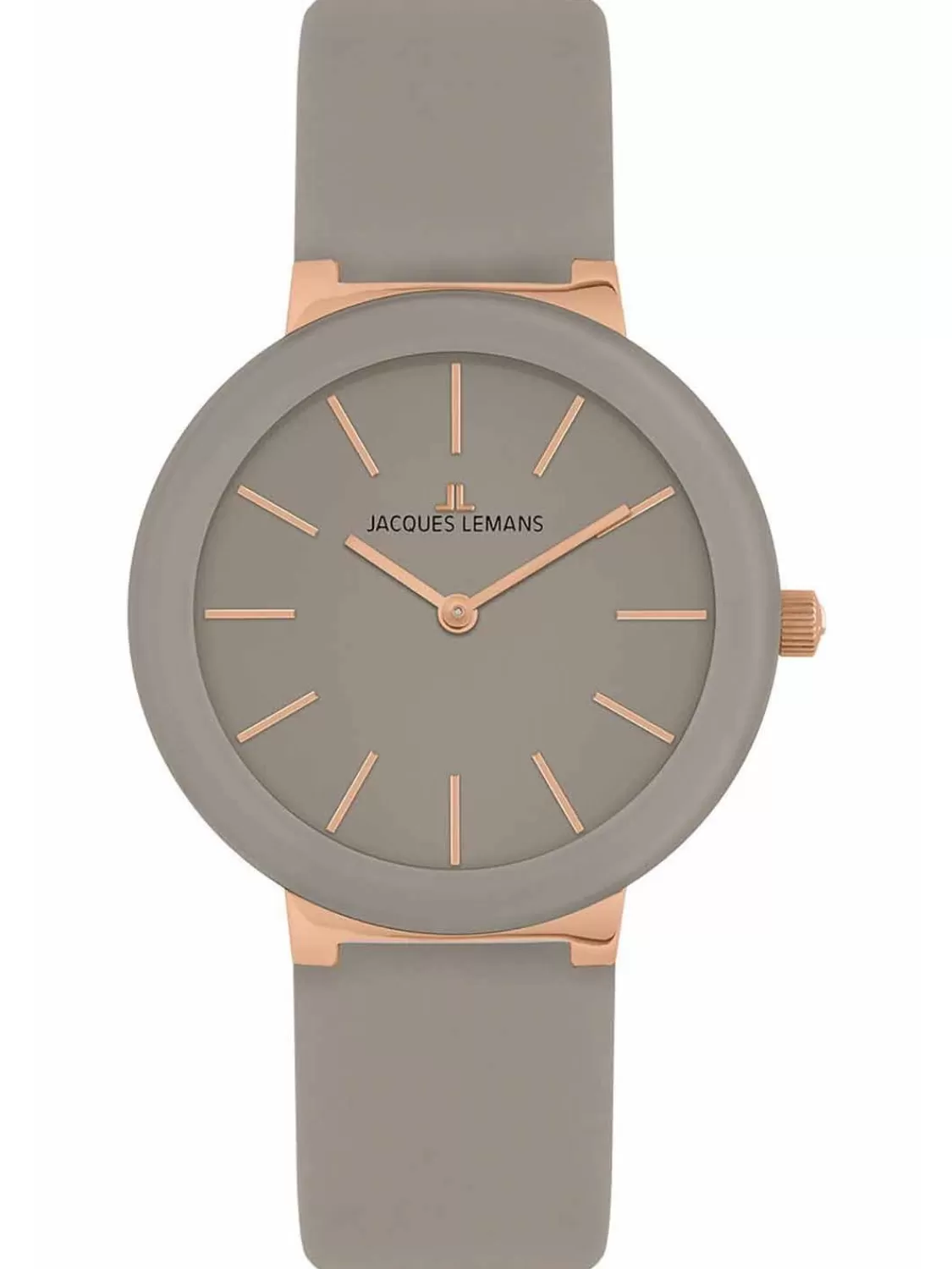 Jacques Lemans Damenuhr Monaco Rosegoldfarben/Taupe | Damenuhren