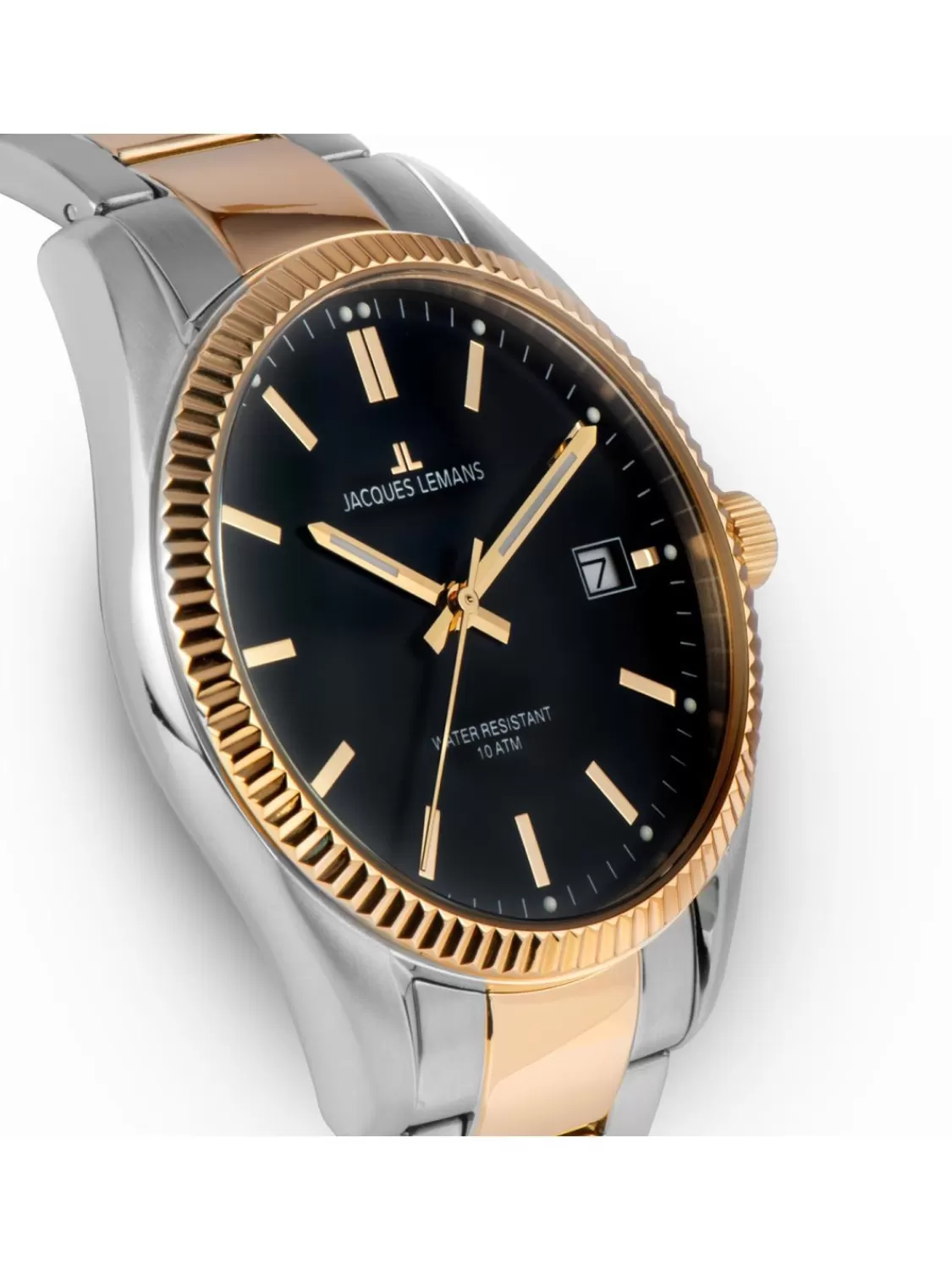 Jacques Lemans Herrenuhr Derby Bicolor/Schwarz | Herrenuhren