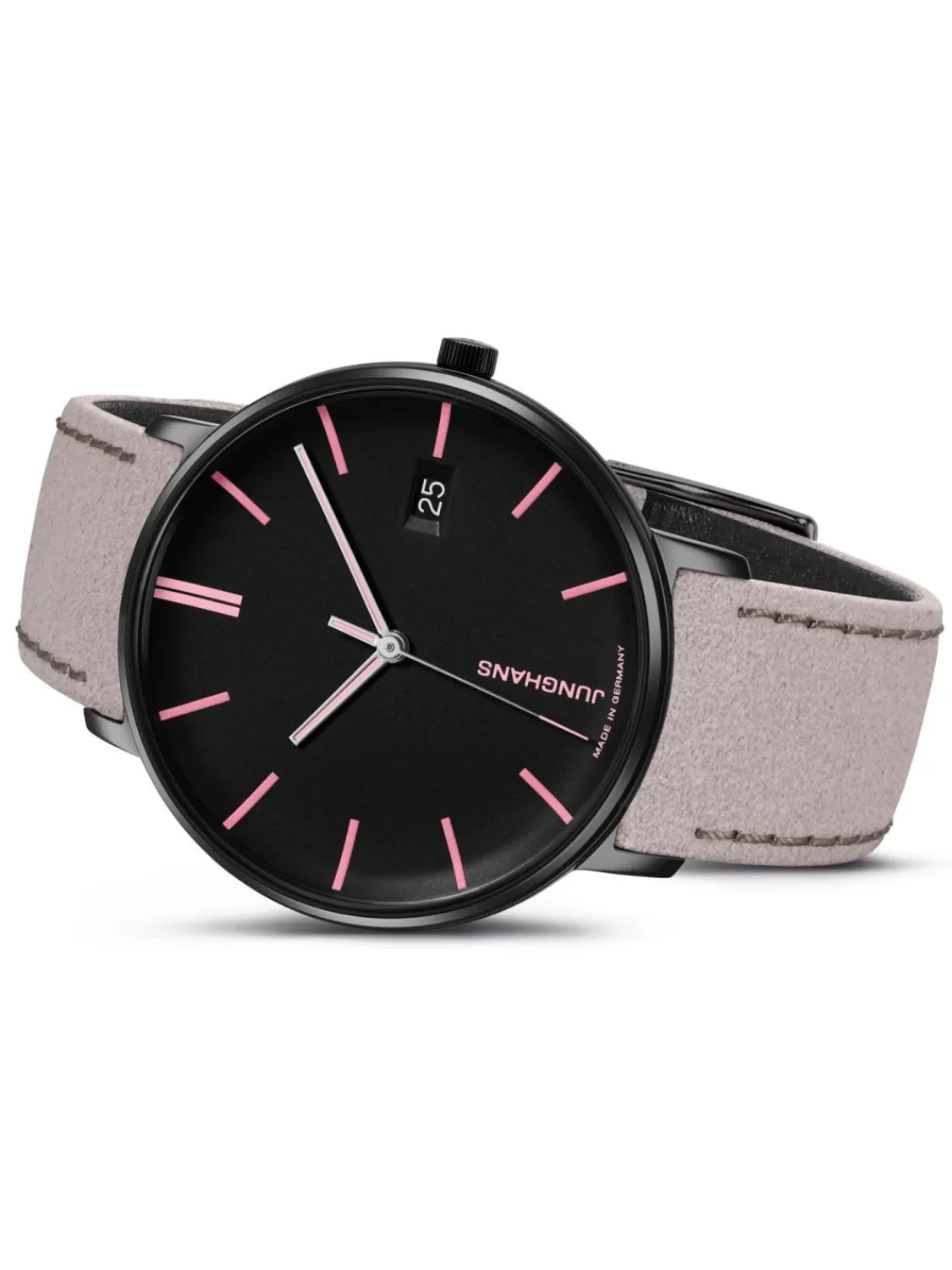 Junghans Damenuhr Form Grau/Schwarz | Damenuhren