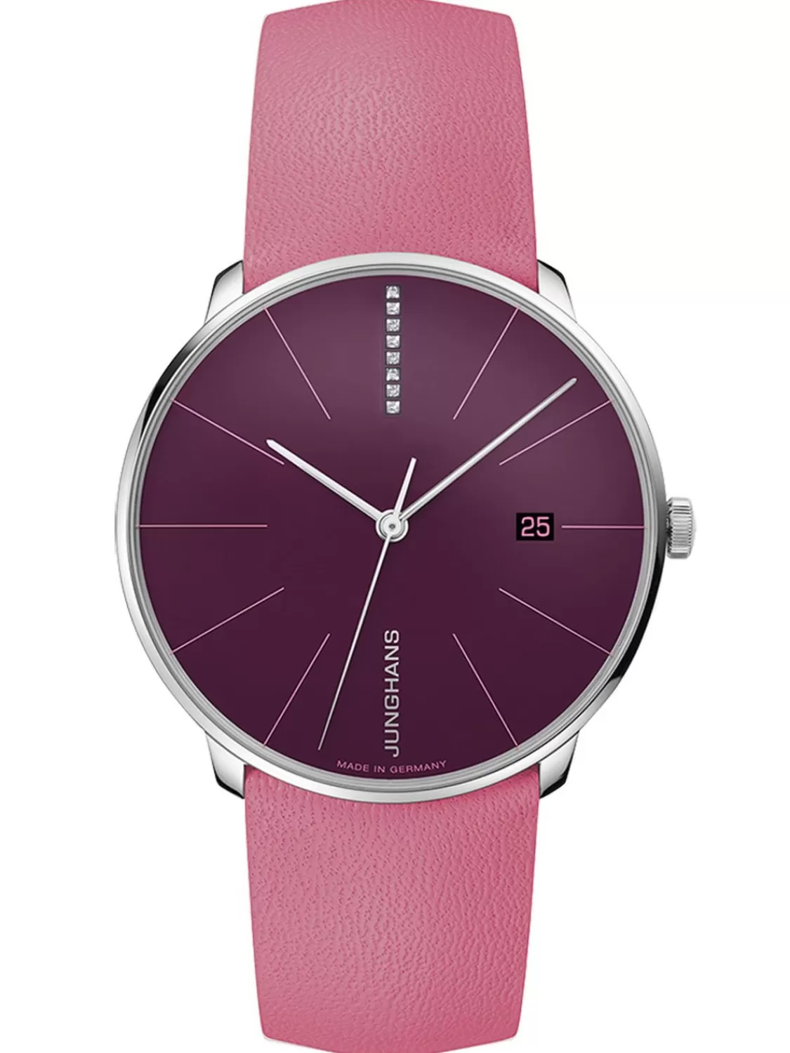 Junghans Damenuhr Meister Fein Automatic Mit Diamanten Berry | Damenuhren