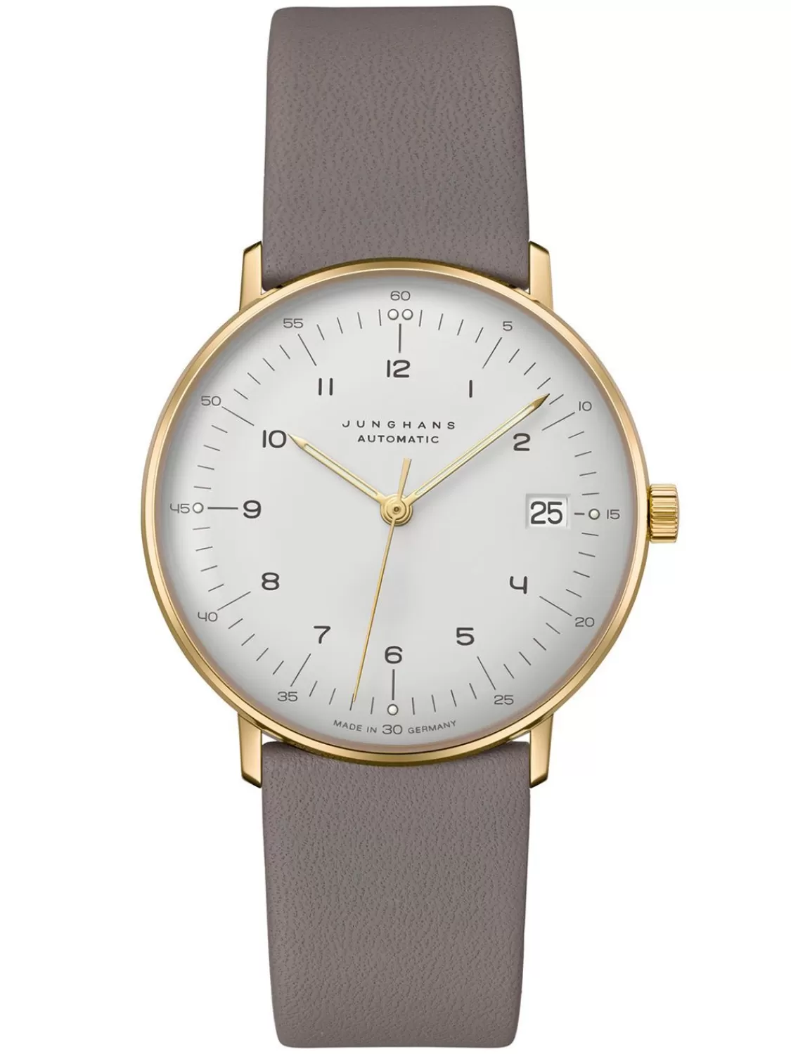 Junghans Max Bill Armbanduhr Kleine Automatic Grau/Goldfarben | Herrenuhren