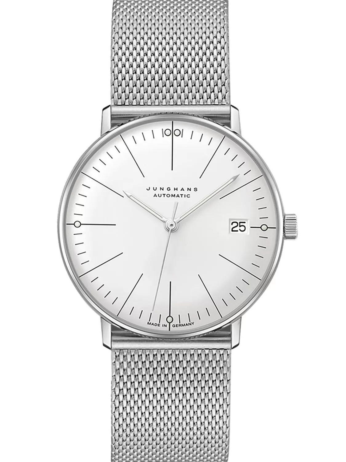 Junghans Max Bill Armbanduhr Kleine Automatic Mit Milanaiseband | Herrenuhren